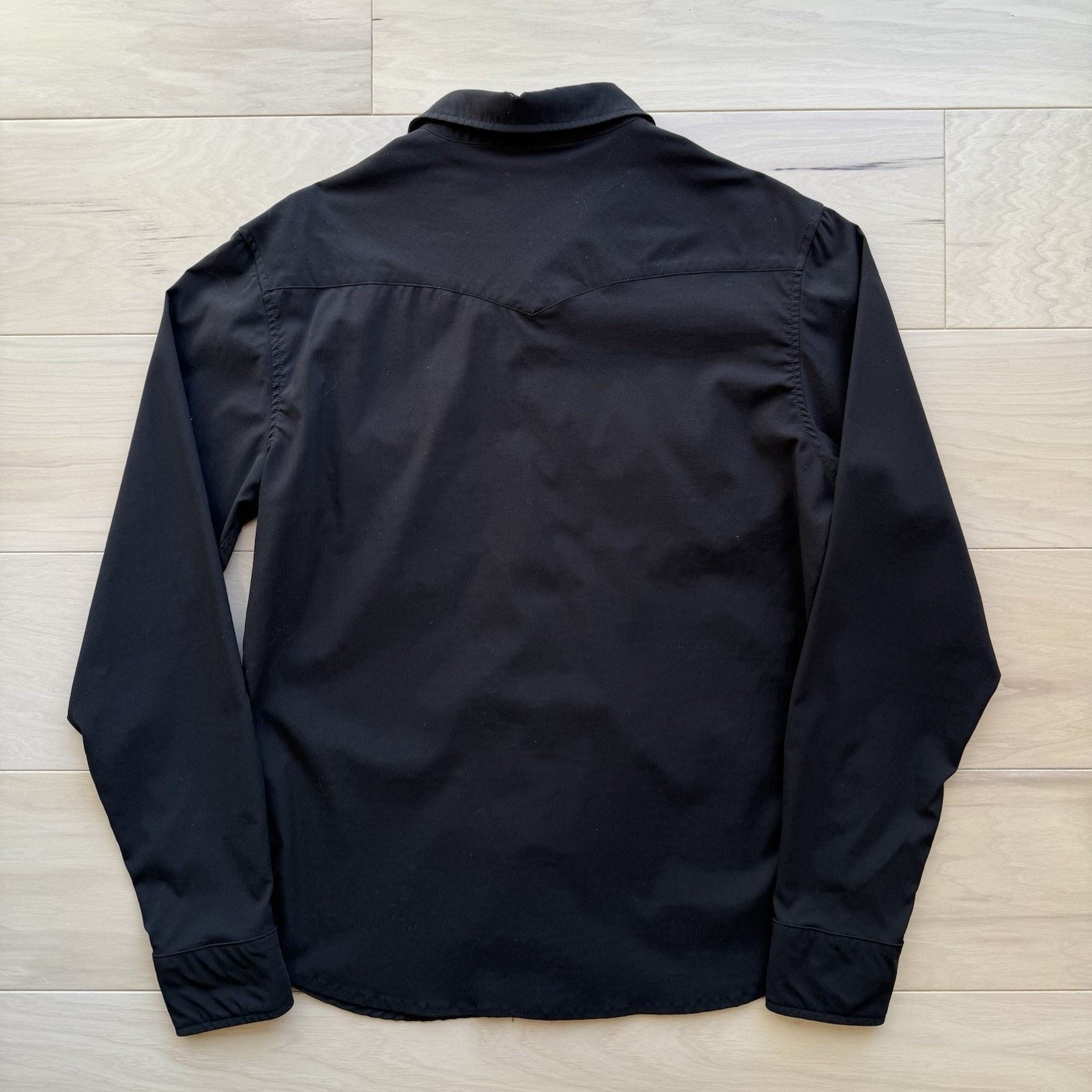 Topo Designs Topo Designs Shirt M Black Nylon Snap Button Up Workwear Size US M / EU 48-50 / 2 - 7 Thumbnail