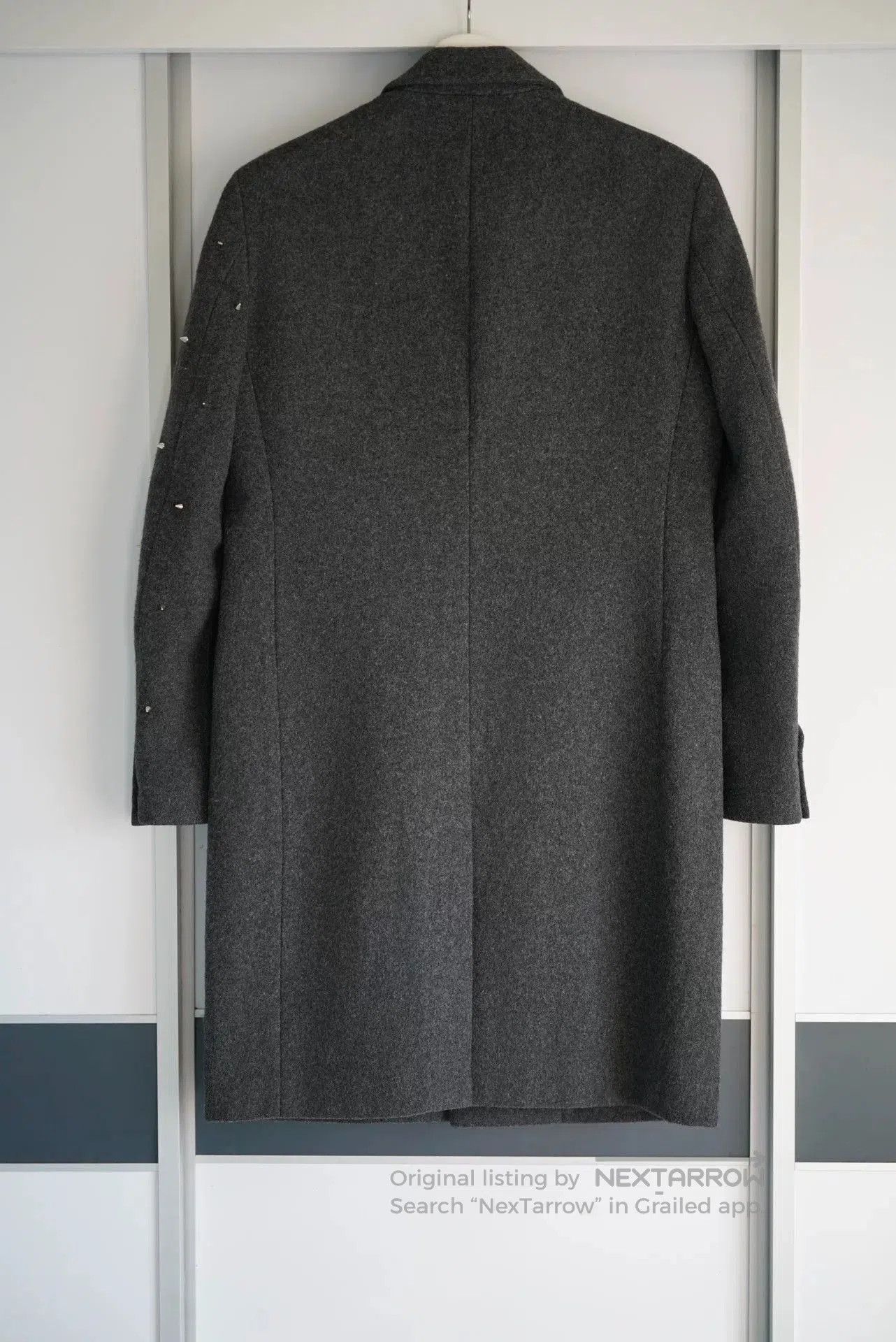 Sulvam gray wool coat with studs by Sulvam. Size US S / EU 44-46 / 1 - 2 Thumbnail
