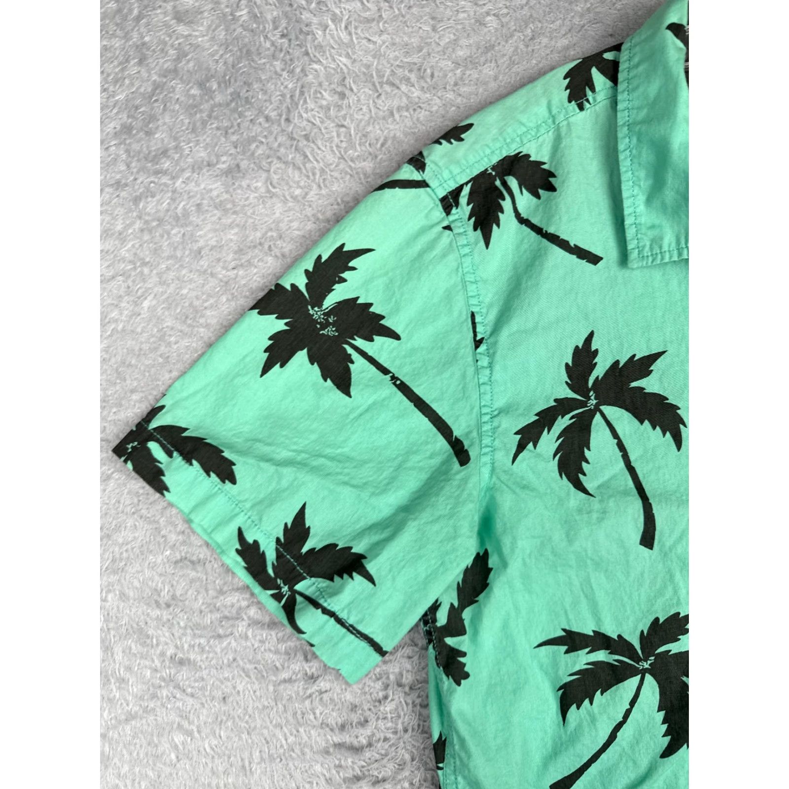 Vintage Coconut Connection Hawaiian Shirt Men Large Green Palm Tree Cotton Size US L / EU 52-54 / 3 - 3 Thumbnail