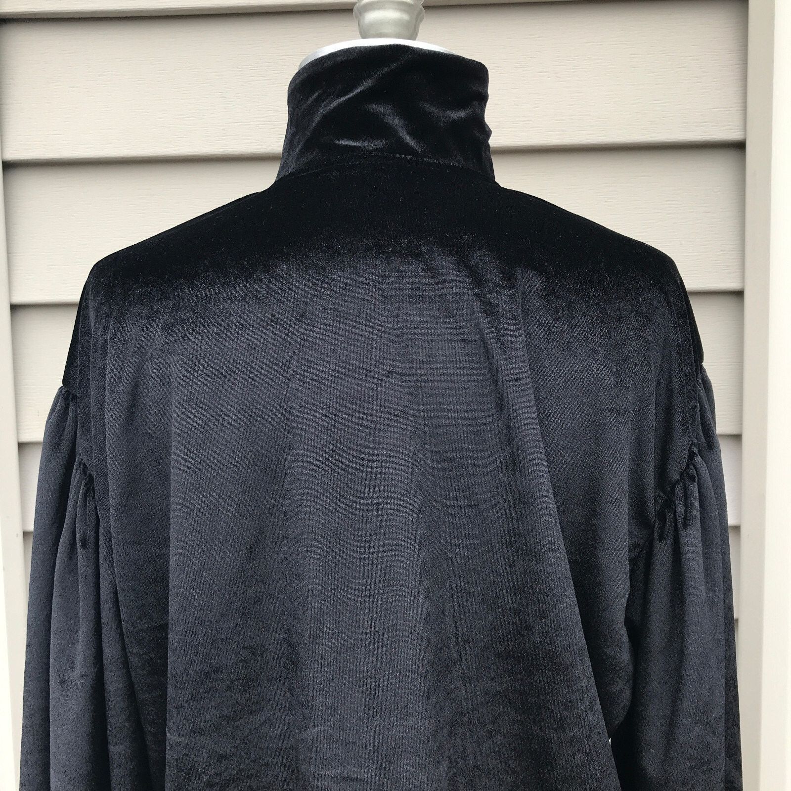 Other UK Phaze UK Gothic Victorian Velvet Shirt Top One Size Size US M / EU 48-50 / 2 - 6 Thumbnail
