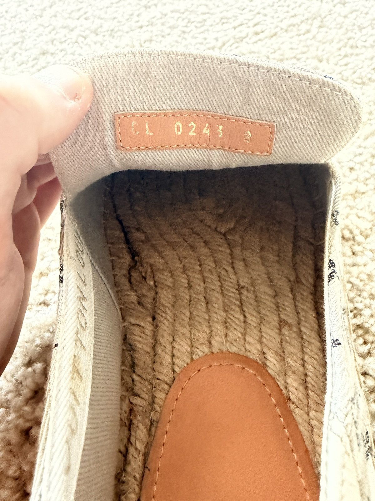 Louis Vuitton White & Beige Bidart Striped Monogram Espadrilles Size US 9.5 / EU 42-43 - 6 Thumbnail