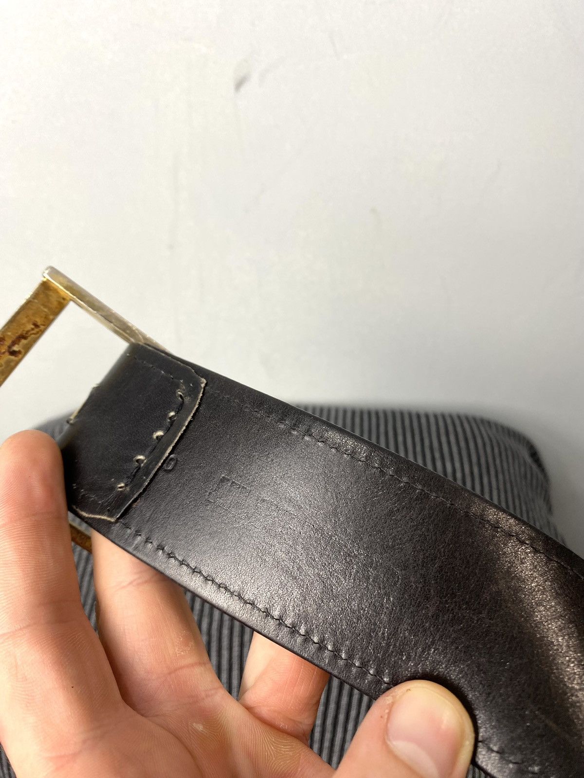 Japanese Brand × Jil Sander Vintage Jil Sander Leather Belt Luxury Archive Size ONE SIZE - 8 Thumbnail