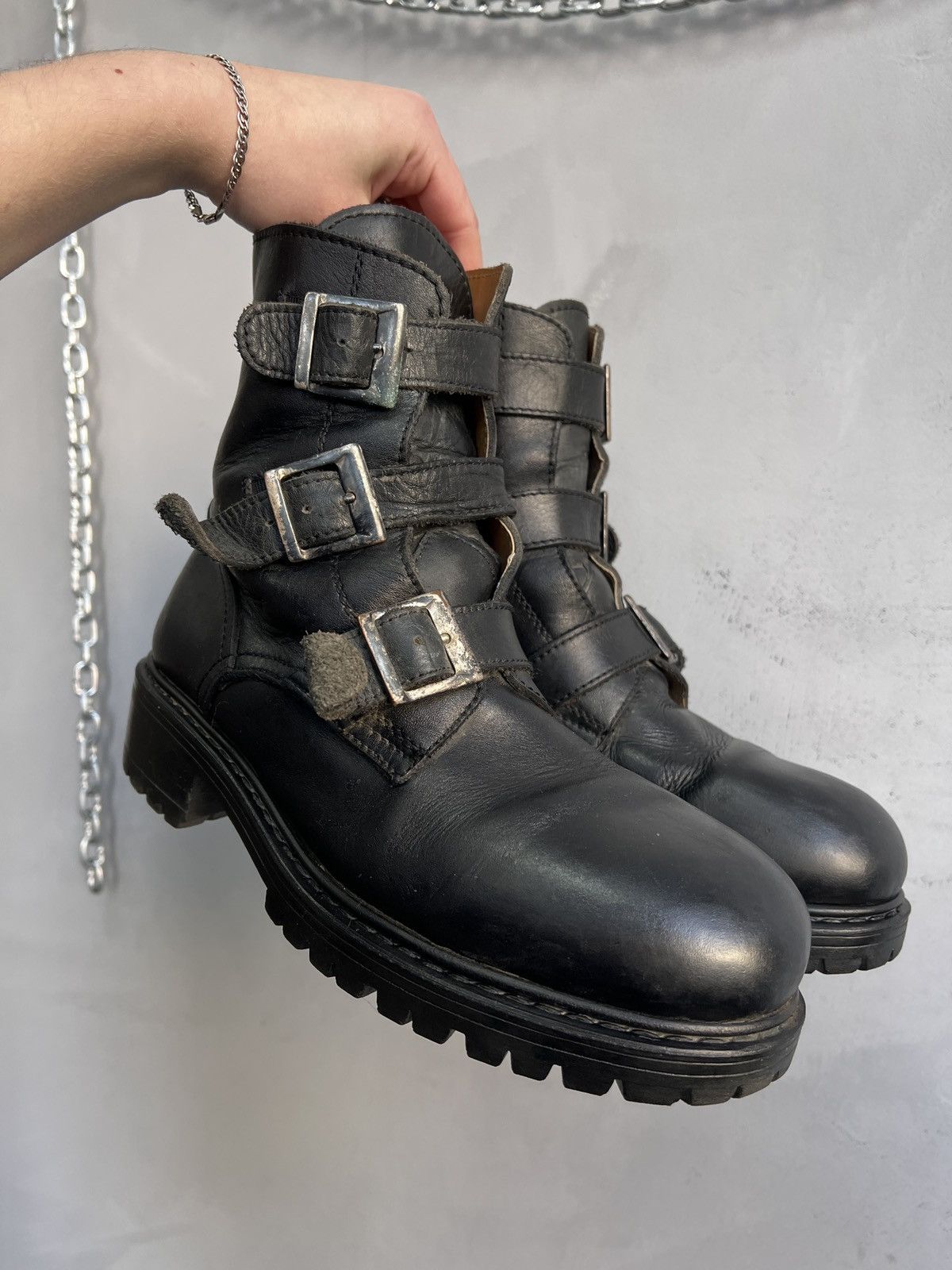 Undercover Undercover Leather platform Boots High Avant Garde Style Size US 10 / EU 43 - 1 Thumbnail