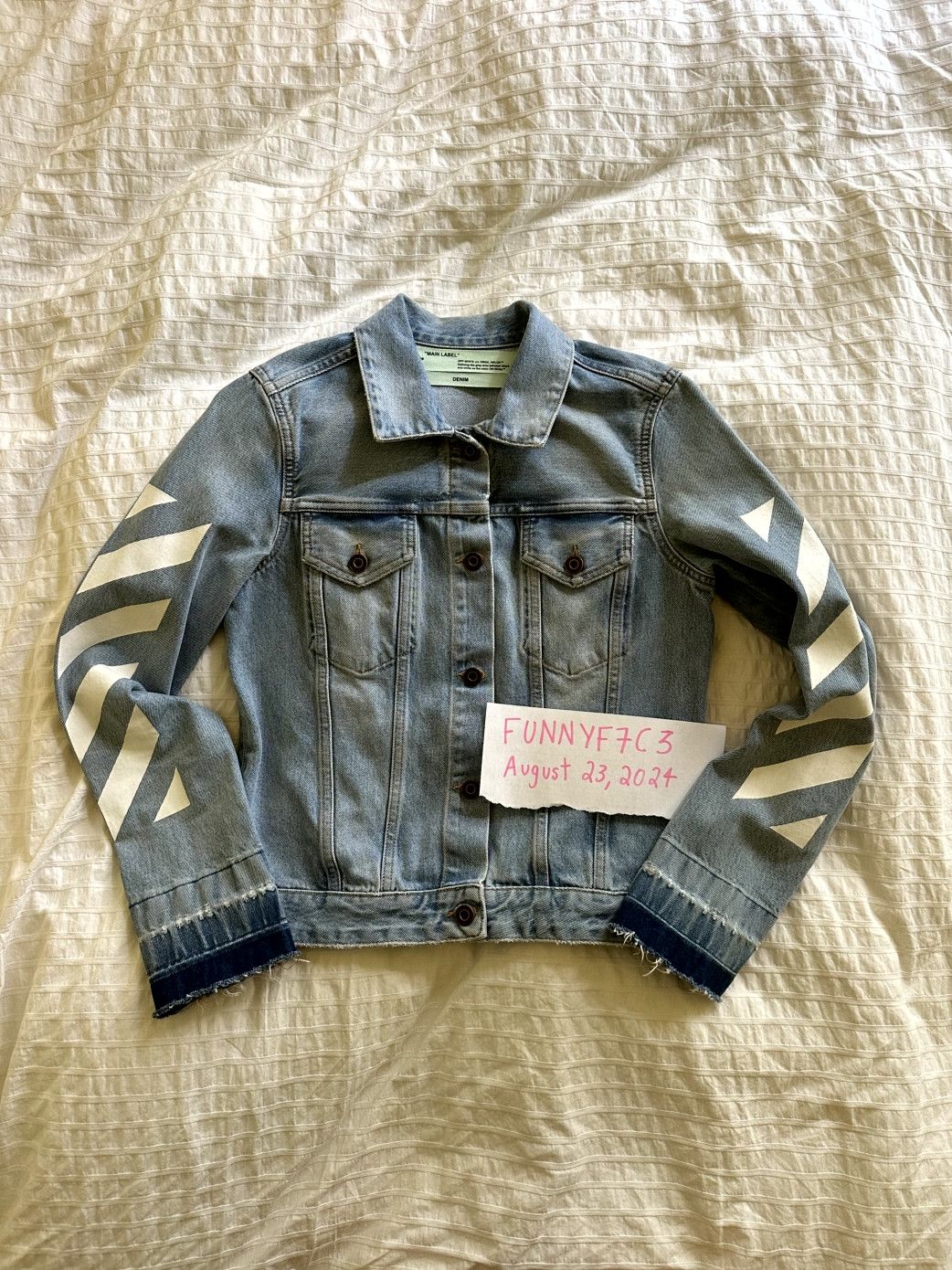 Off-White Off-White Denim Jacket Size XS / US 0-2 / IT 36-38 - 1 Thumbnail