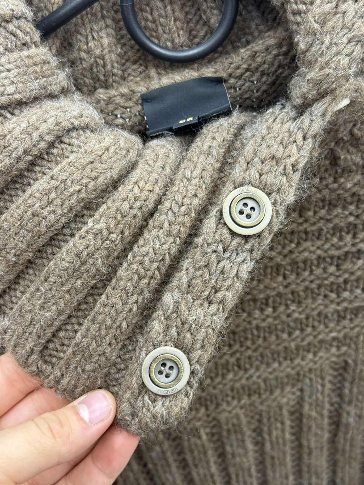 Just Cavalli Vintage Just Cavalli Heavy Knit Turtleneck Sweater Size US L / EU 52-54 / 3 - 5 Thumbnail