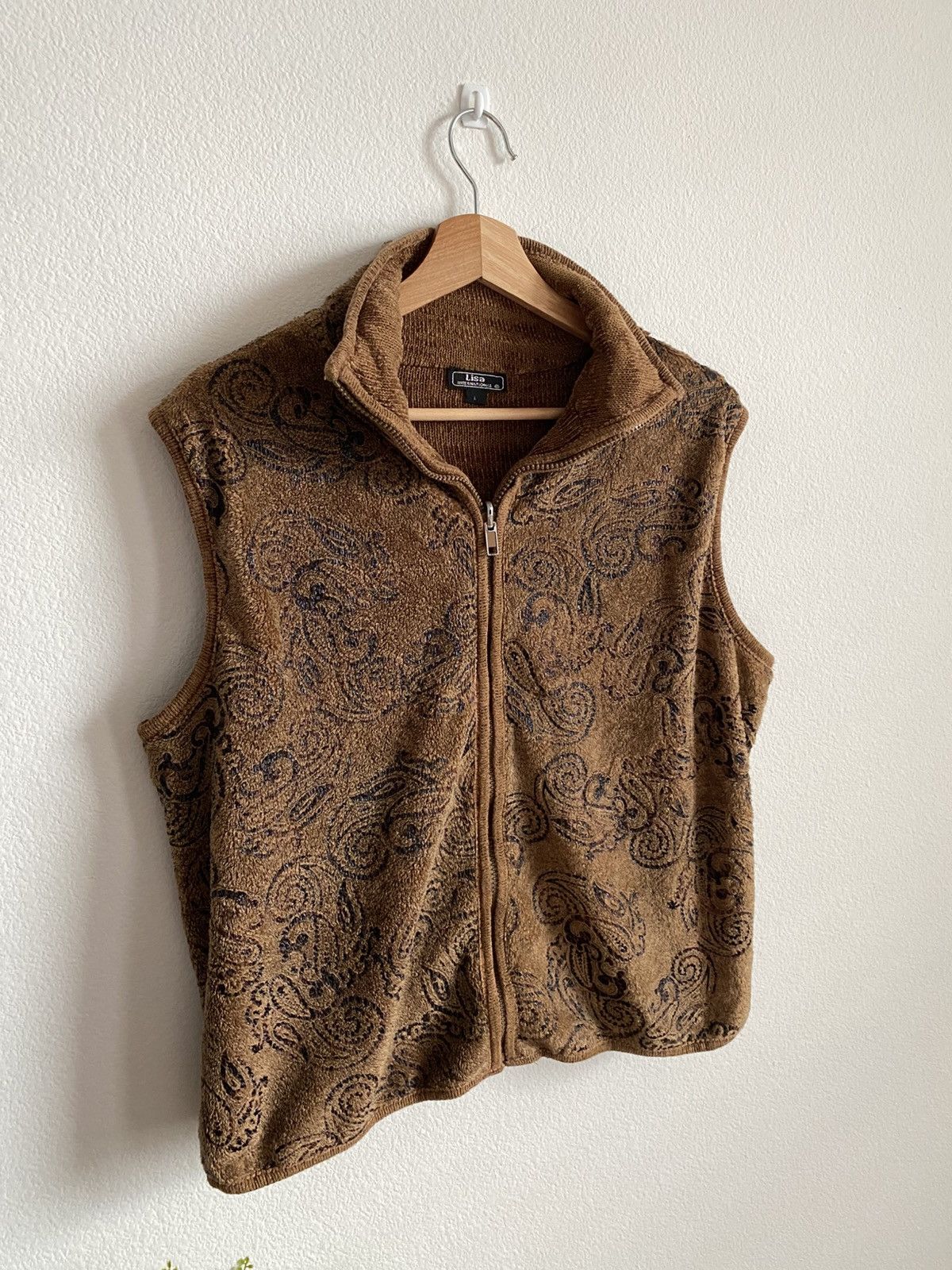 Other Y2K Paisley Fleece Zip Up Vest Size US S / EU 44-46 / 1 - 2 Thumbnail