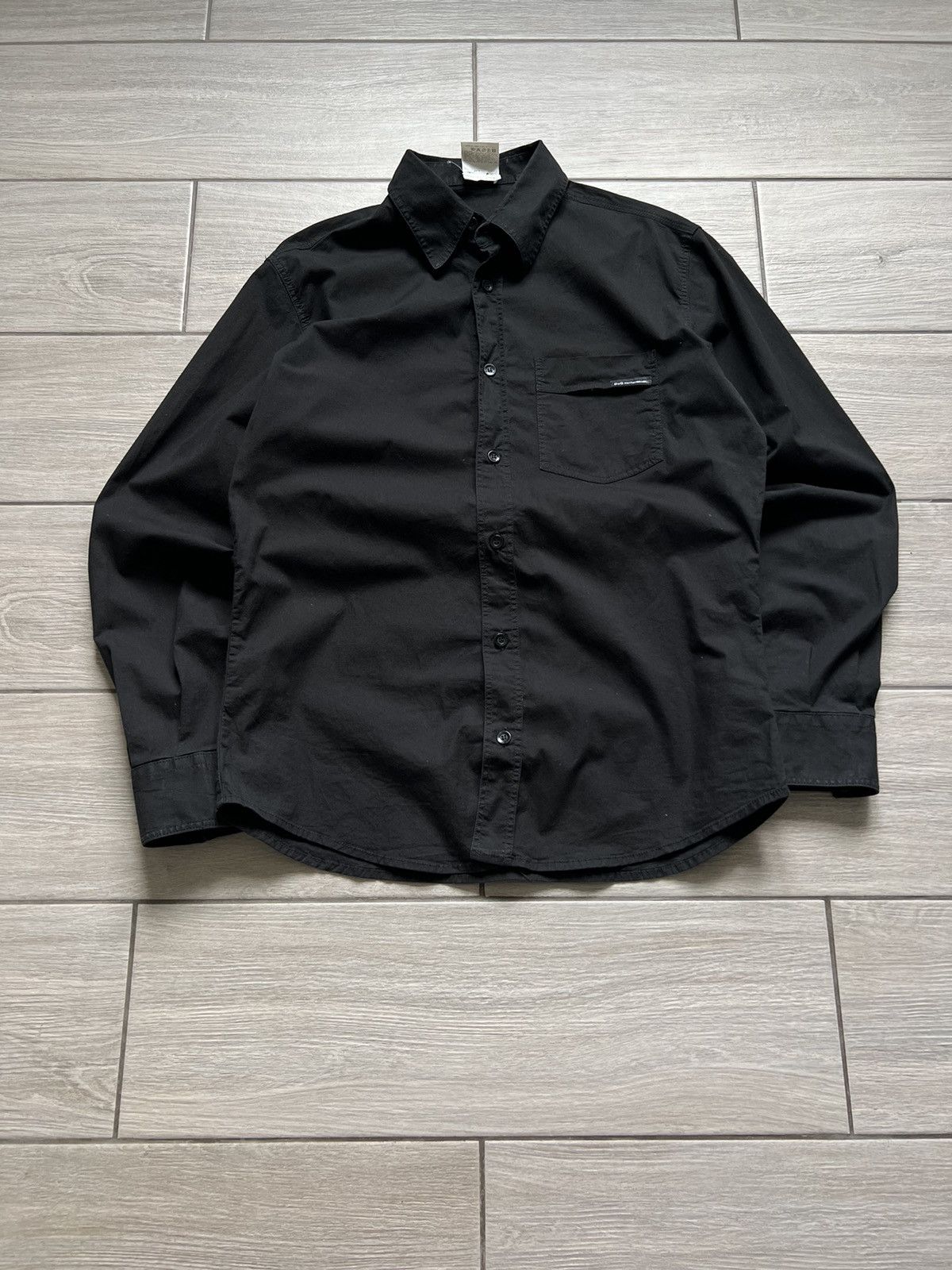 Dolce & Gabbana × Vintage Vintage Dolce Gabbana Shirt Logo Rare Black Size L Old Money Size US L / EU 52-54 / 3 - 11 Thumbnail