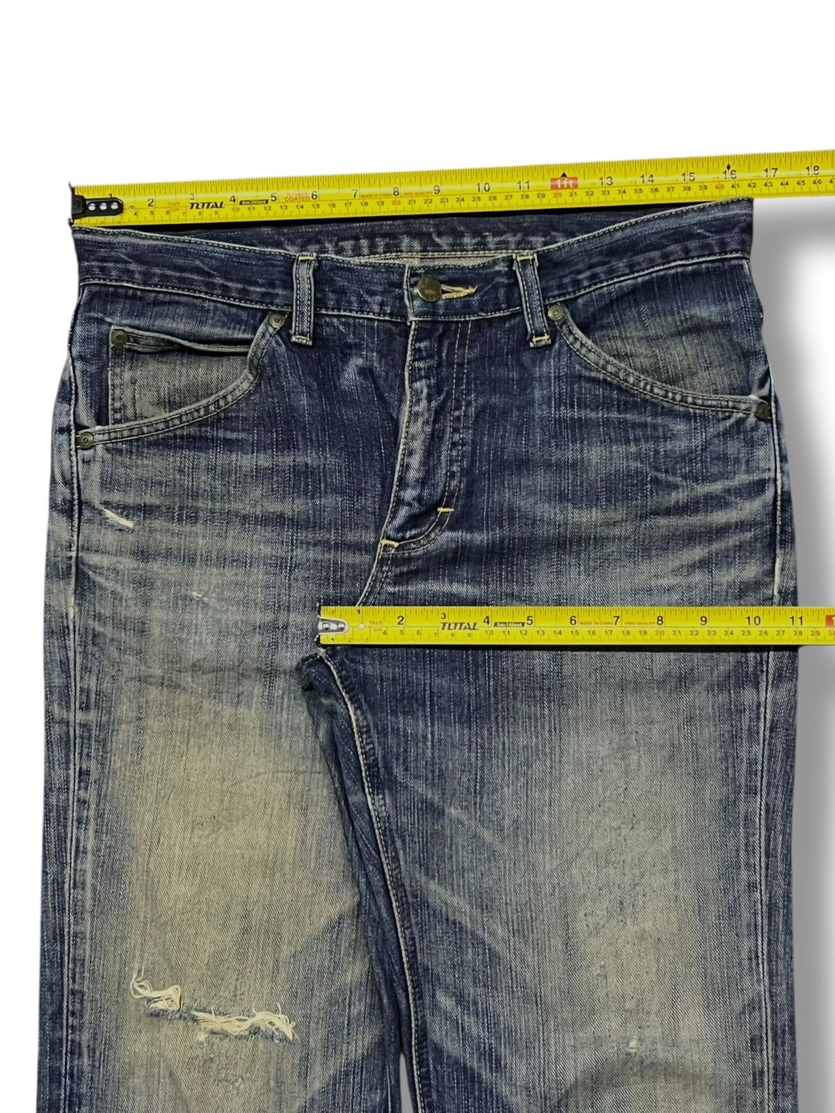 Lee Bootcut Vintage 90s Lee Riders Japan - Faded Mud Wash Jeans Size US 33 - 14 Thumbnail