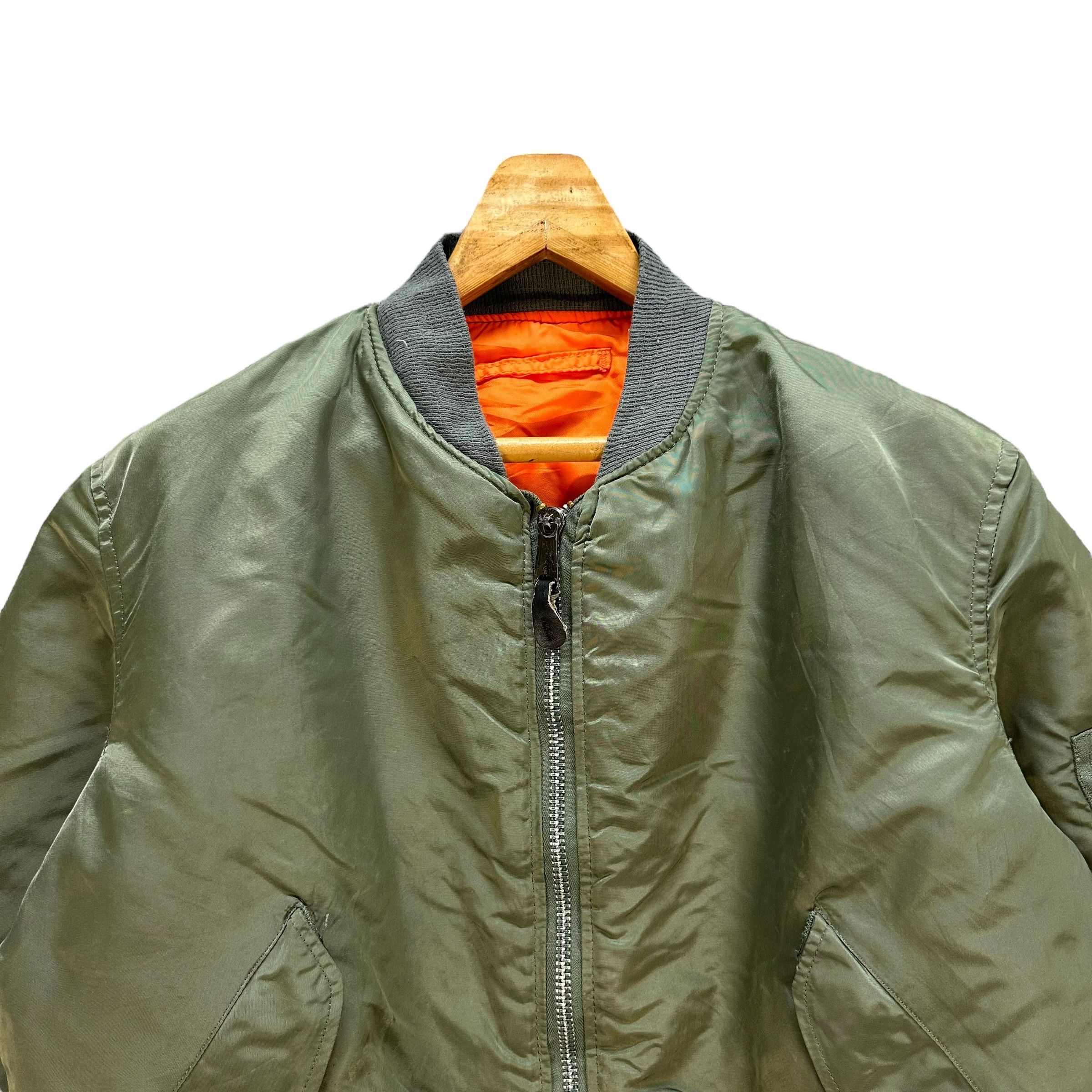 Alpha Industries ALPHA INDUSTRIES MA1 Green Bomber Jacket #A51-1186 Size US L / EU 52-54 / 3 - 2 Thumbnail