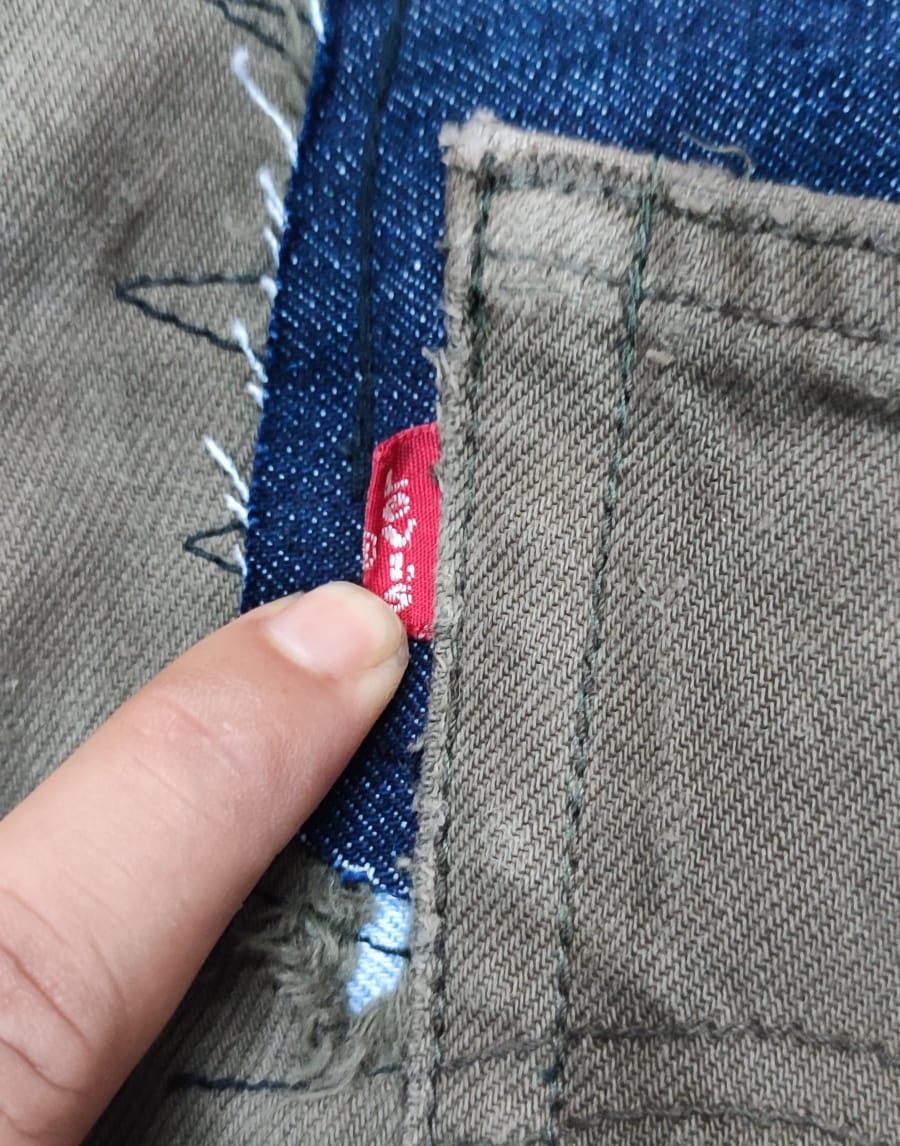 Levi's Vintage Clothing LEVIS'501 patcwork vintage distressed Size US 34 / EU 50 - 5 Thumbnail