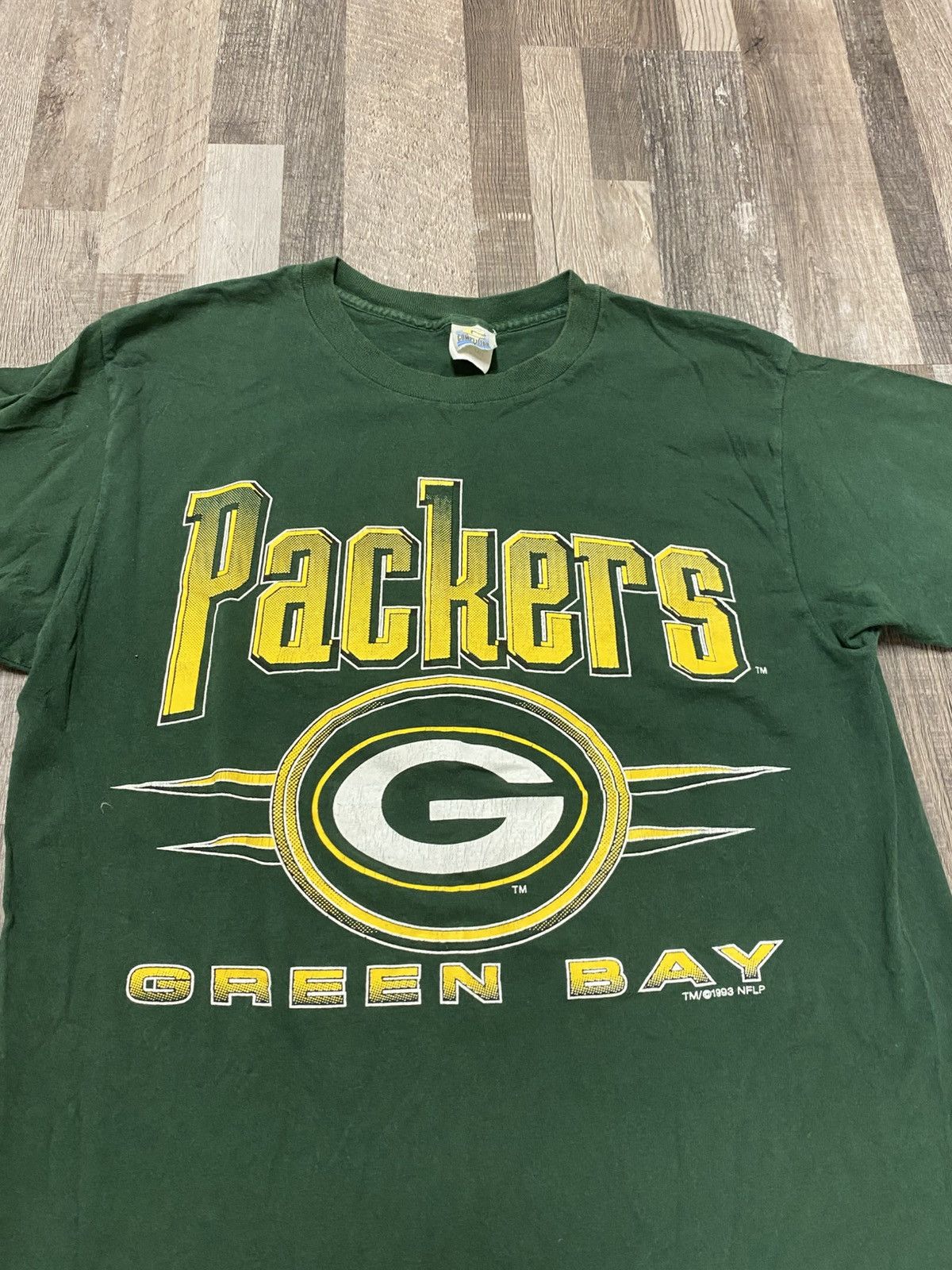 NFL Vintage 90’s 1993 Green Bay Packers Single Stitch T Shirt Size US L / EU 52-54 / 3 - 2 Thumbnail