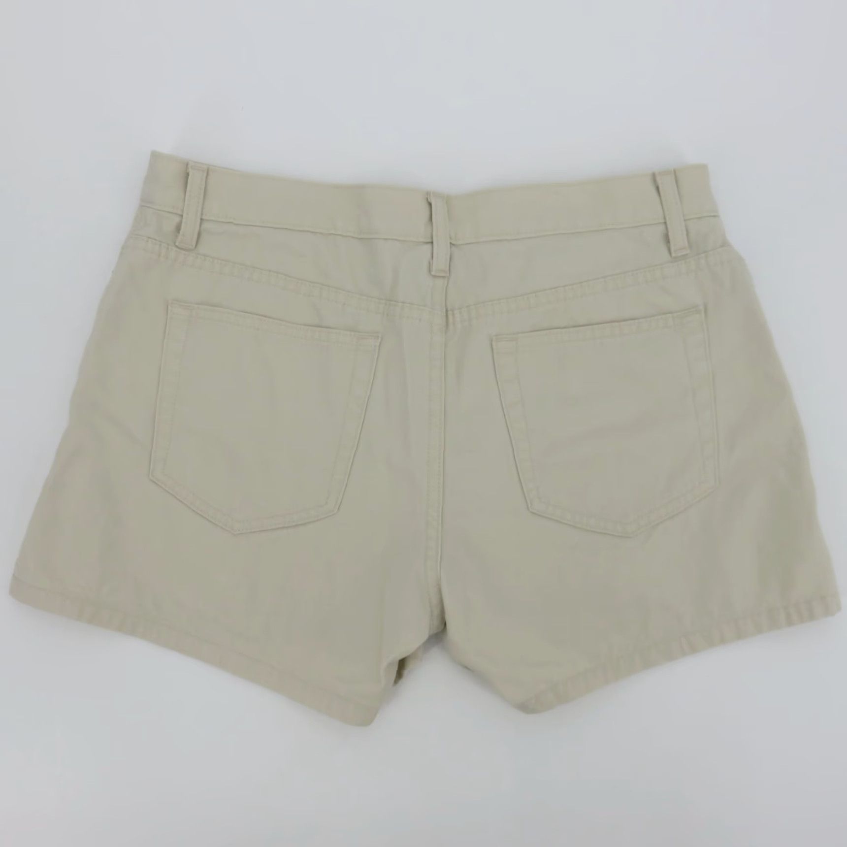 Gap VINTAGE Gap Jeans Women 8 Solid Beige Khaki Shorts All Cotton 2003 2000s Pockets VTG Size 30" / US 8 / IT 44 - 5 Thumbnail