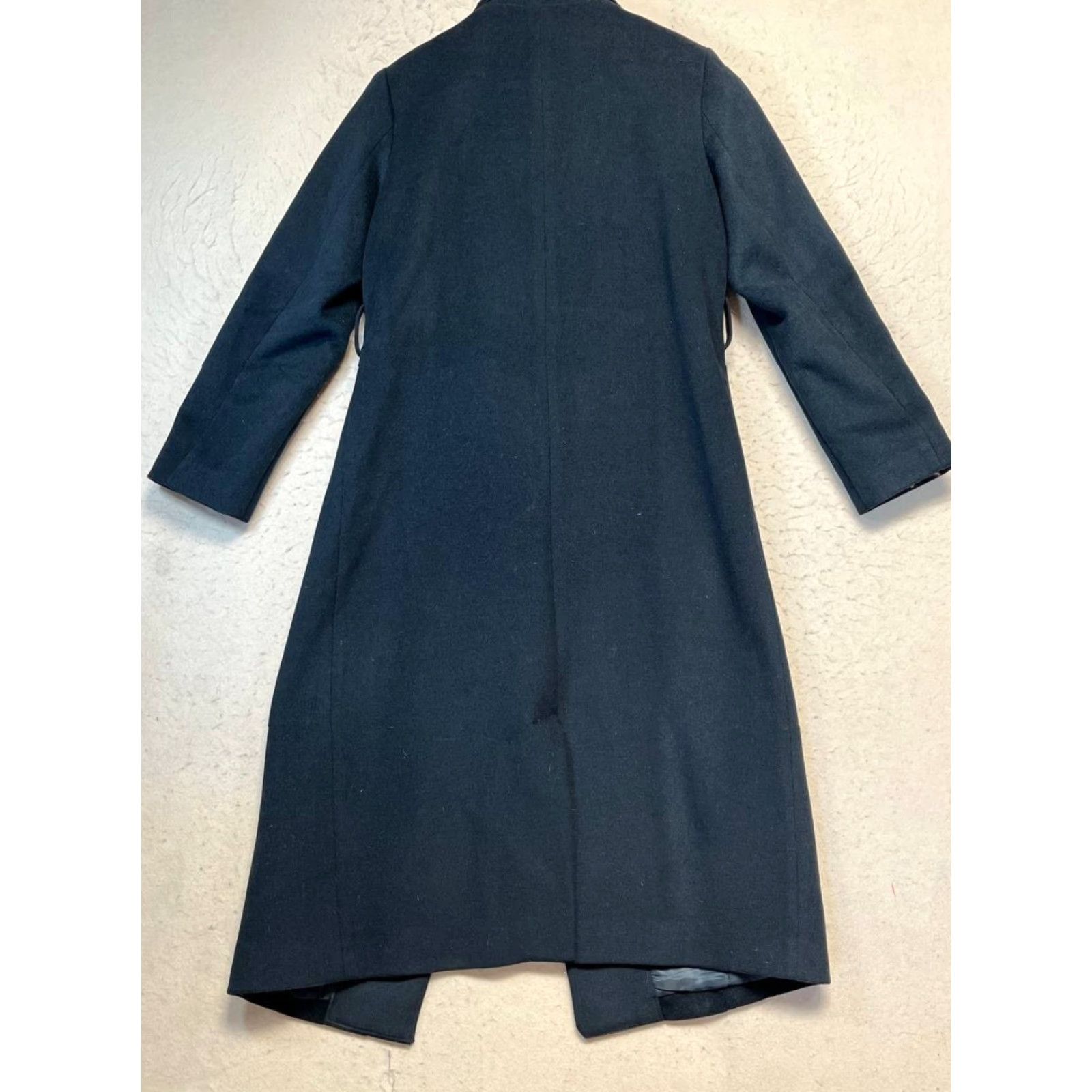Kenneth Cole VINTAGE Kenneth Cole Trench Coat Wool Blend Lined Size 12 Women Black Long Wool Coat Traditional Classic Button See All pics Size XL / US 12-14 / IT 48-50 - 2 Thumbnail