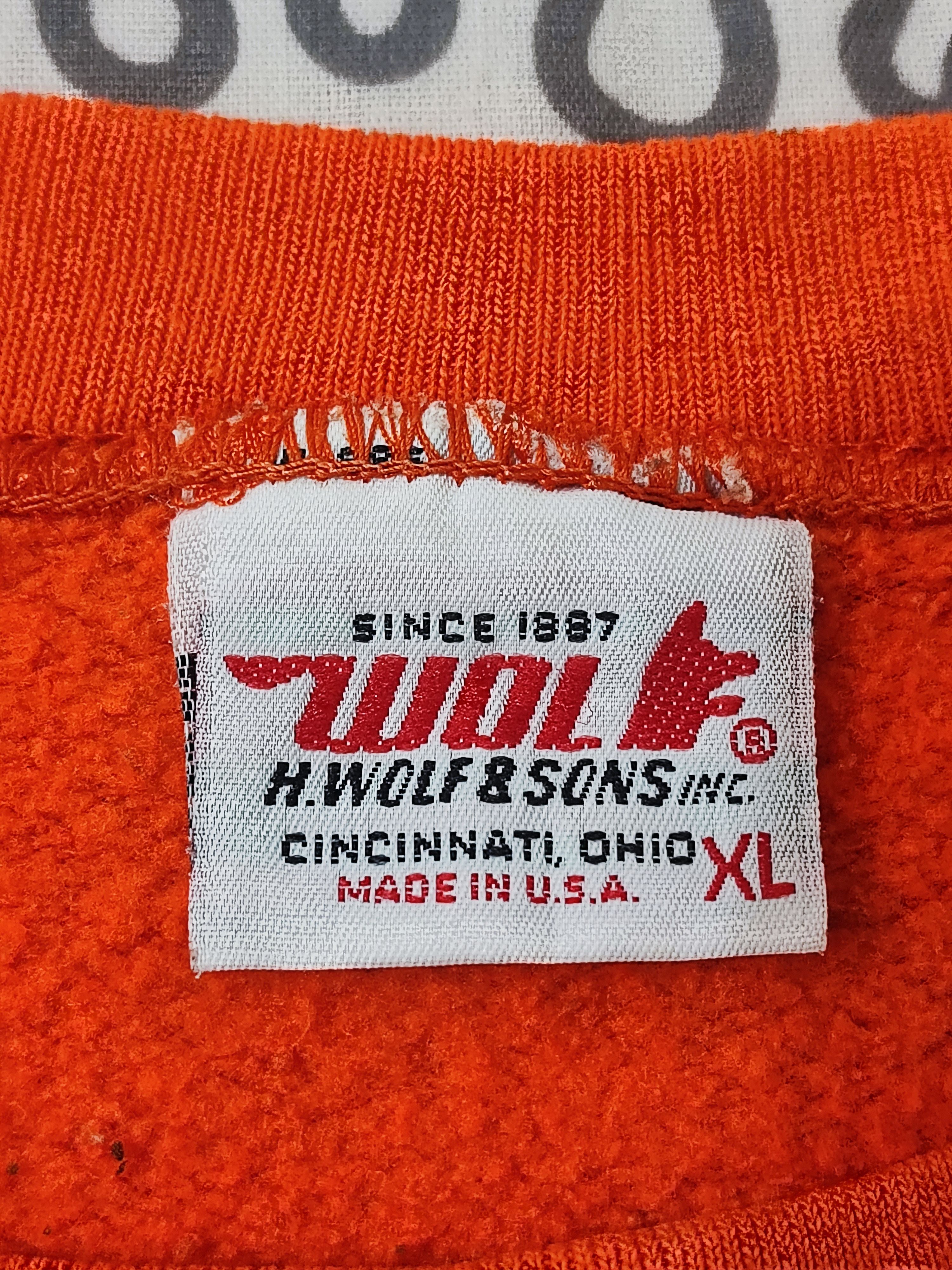 NFL × Vintage Very rare!! Vintage Bengals "Who Dey?" Spellout Sweatshirt Size US XL / EU 56 / 4 - 5 Thumbnail