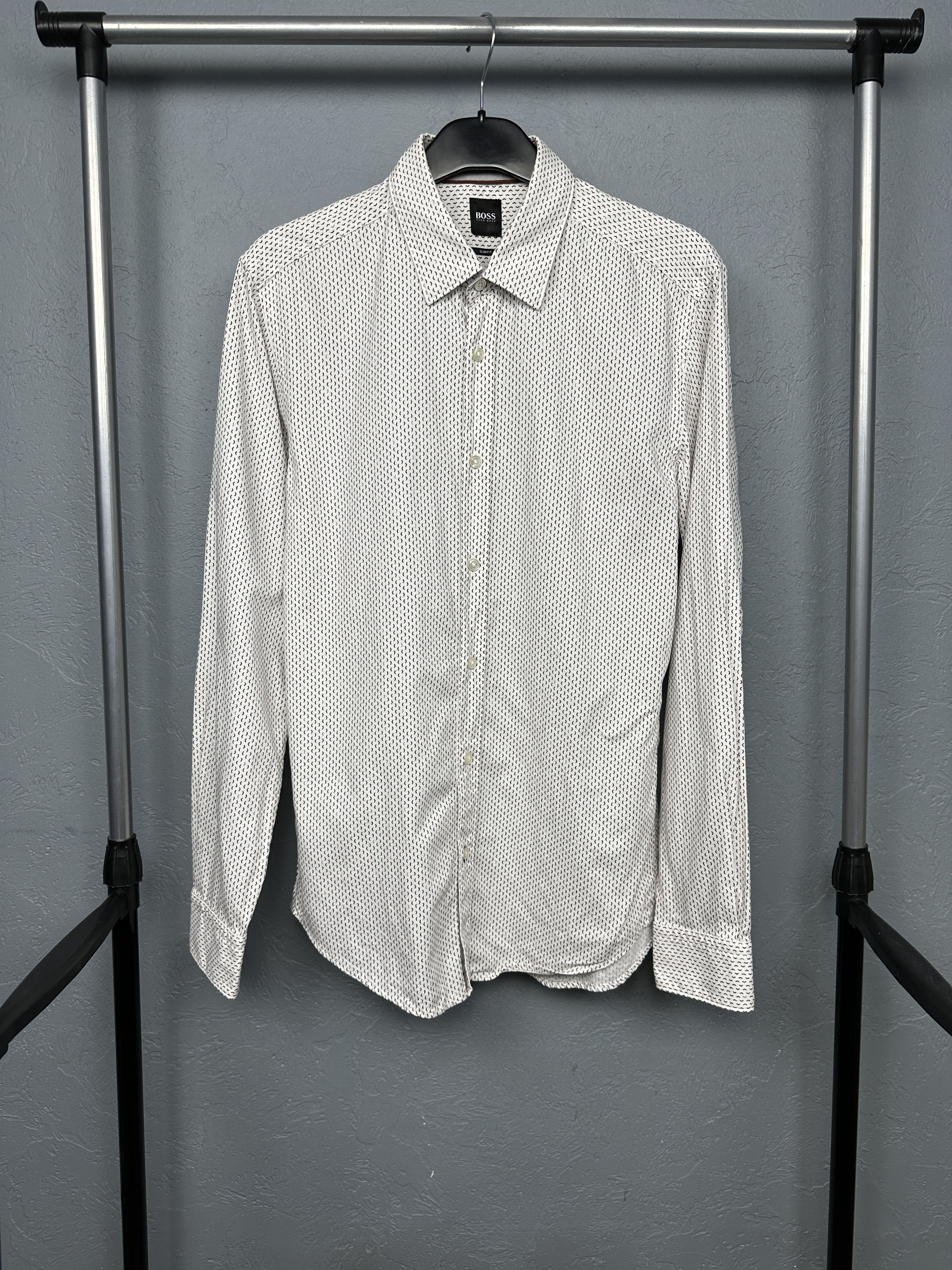 Hugo Boss Hugo Boss Mens Long Sleeve Shirt Size US L / EU 52-54 / 3 - 1 Thumbnail