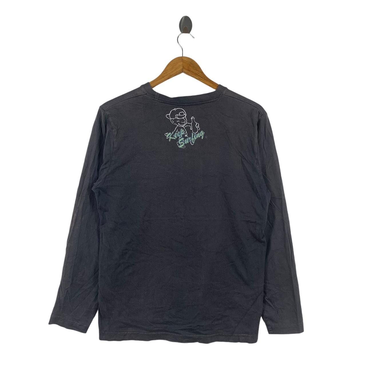 Vintage Vintage KEEP SURFING DRUNK Natural Sun Faded Tee Shirt Size US M / EU 48-50 / 2 - 4 Thumbnail
