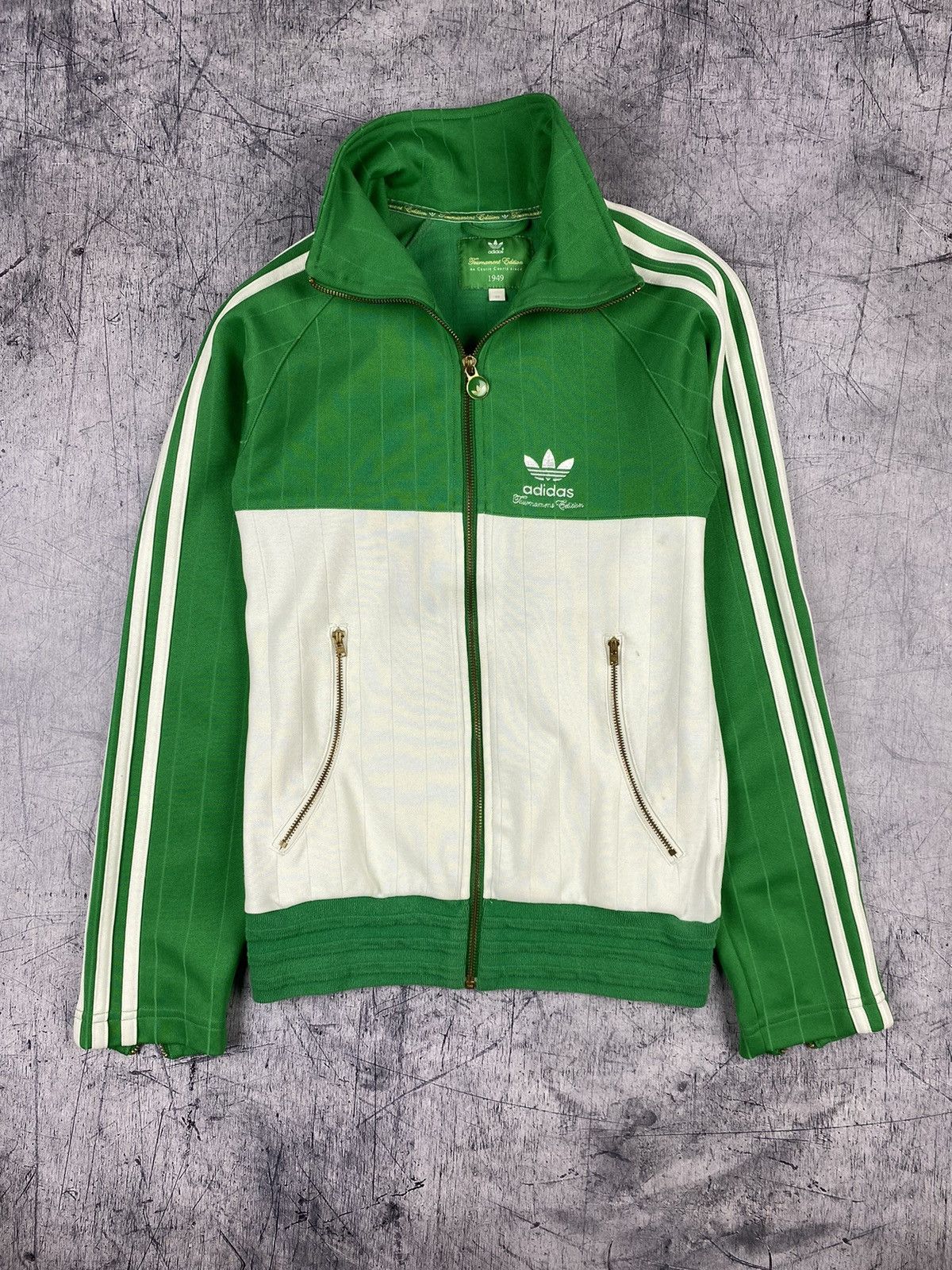 Adidas × Vintage Vintage Adidas Tournament Edition Zip Up Jumper Jacket Size US XS / EU 42 / 0 - 3 Thumbnail