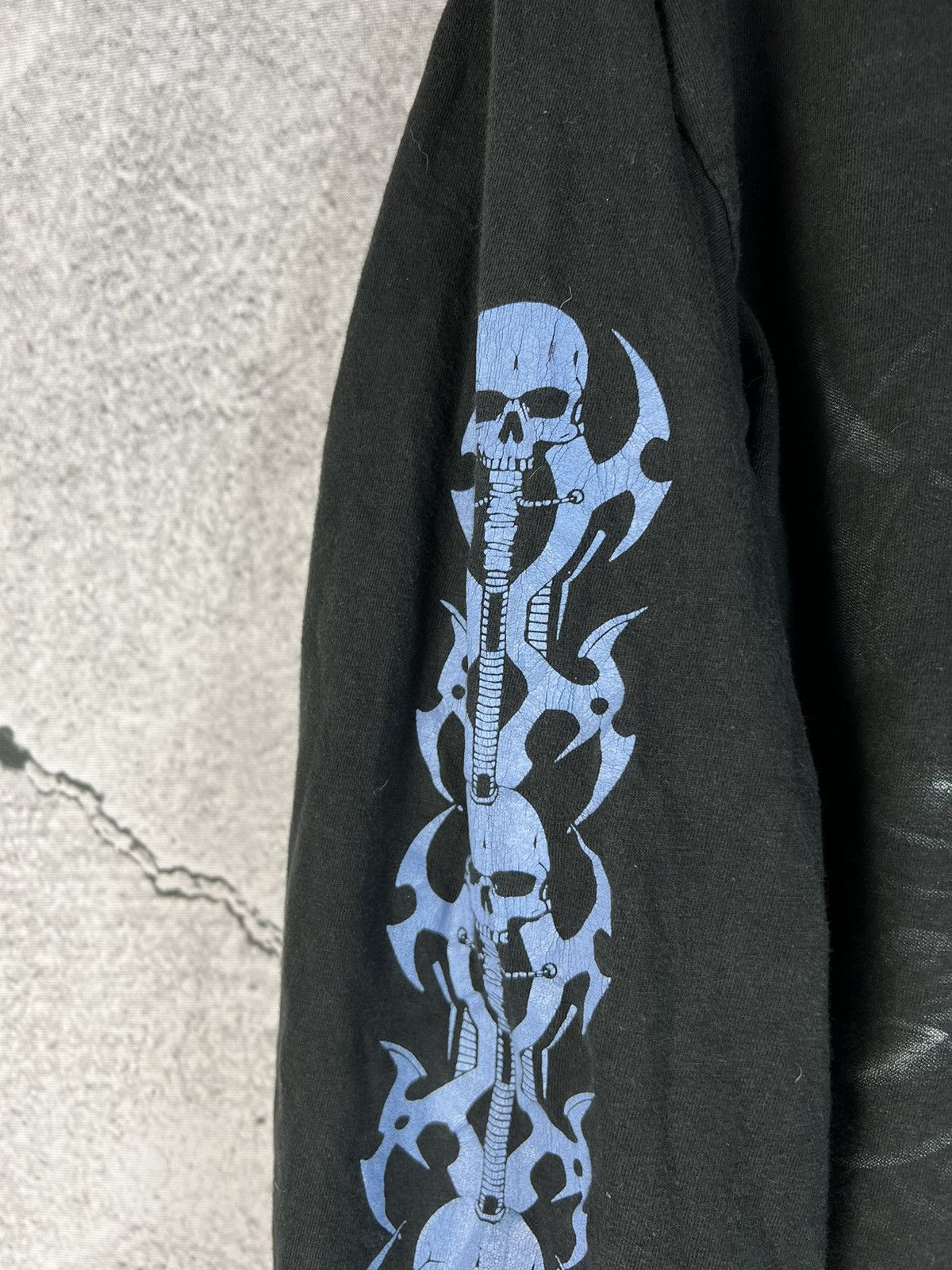 Affliction × Tribal Streetwear Affliction Style Y2K Tribal Button Up T Shirt Rave Tee M Size US M / EU 48-50 / 2 - 4 Thumbnail