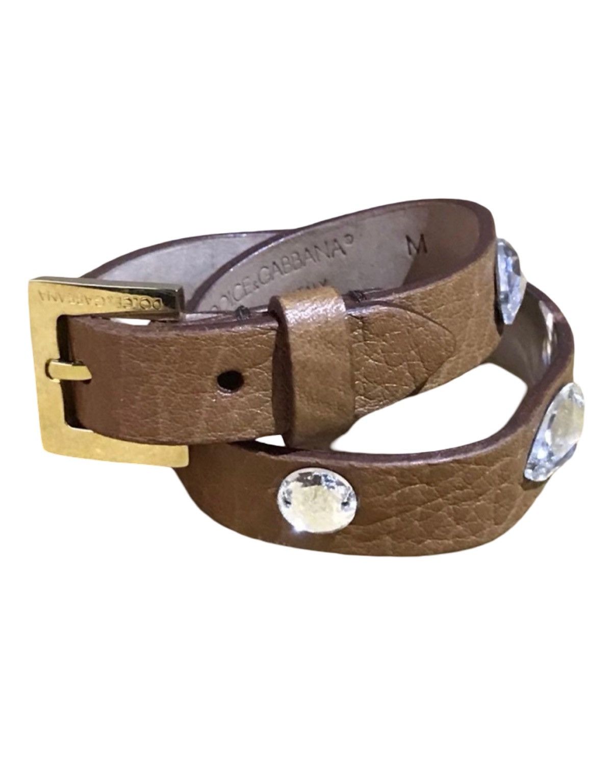 Dolce & Gabbana Leather Studded Bracelet | Grailed