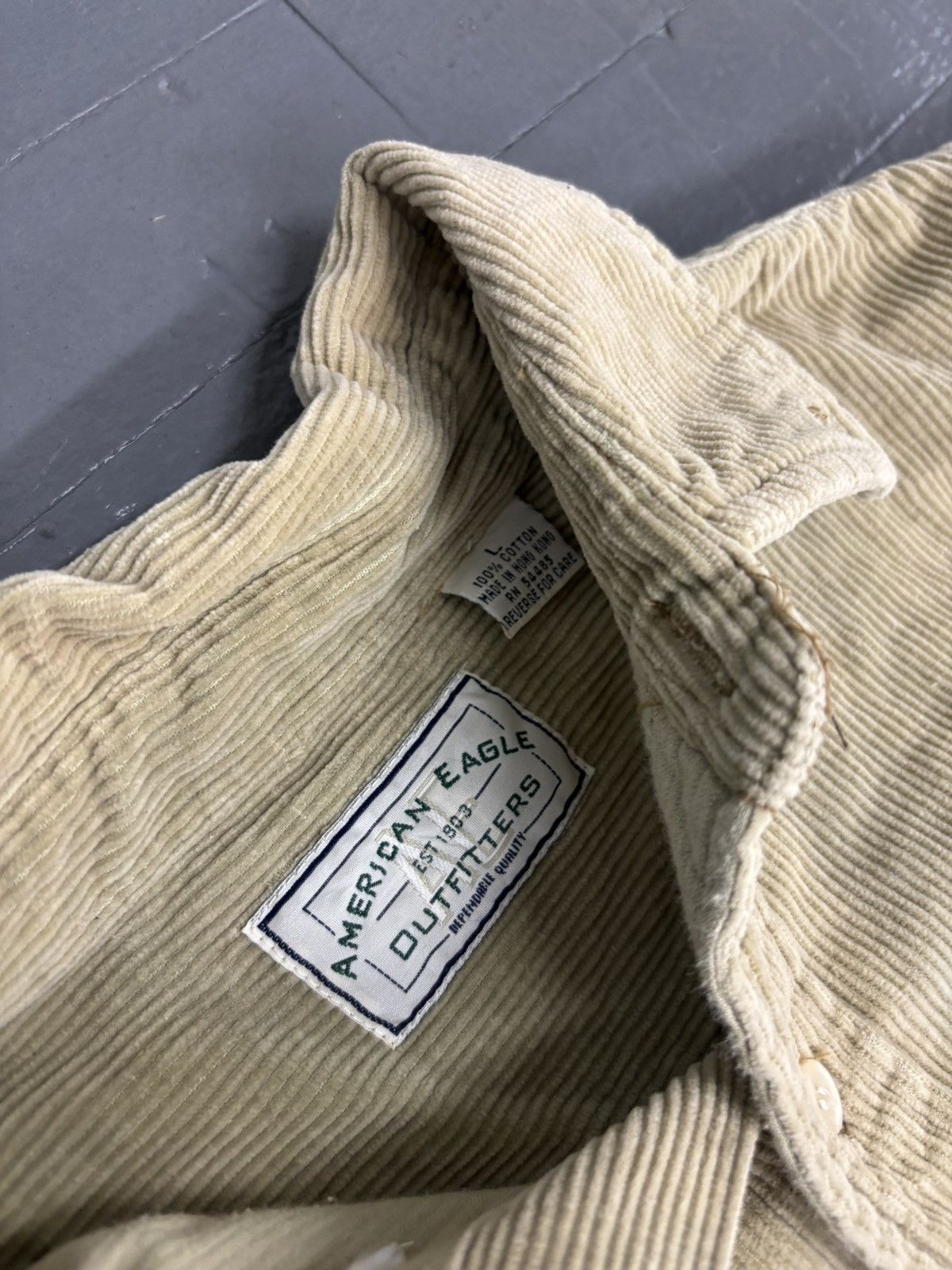 American Eagle Outfitters × Vintage Vintage American eagle outfitters corduroy shirt Size US L / EU 52-54 / 3 - 3 Thumbnail