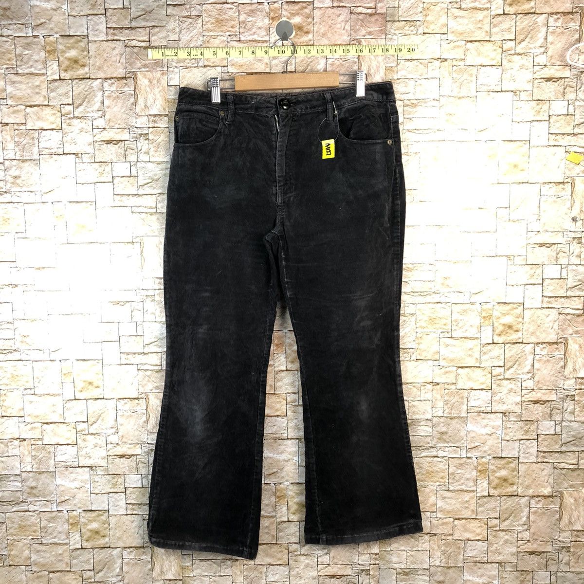 Japanese Brand Top Valu Coduroy Black Casual Pants #A1127 Size US 30 / EU 46 - 1 Thumbnail