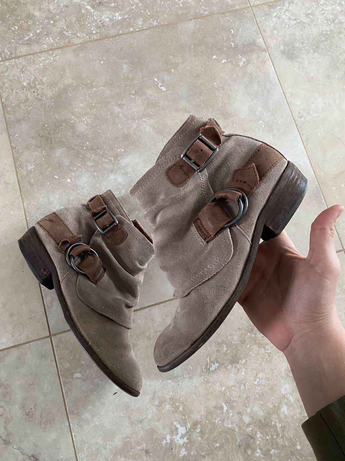 If Six Was Nine Vintage AS 98 Guidi Style High Japanece Biker Boots Japanese Size US 6 / EU 39 - 6 Thumbnail