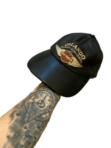 Harley Davidson Vintage Harley Davidson Y2K Logo Cap Size ONE SIZE - 1 Thumbnail