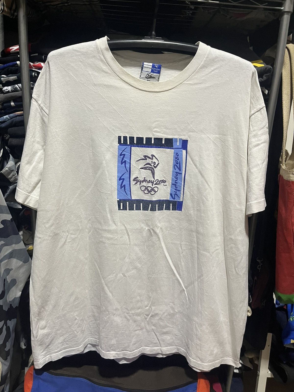 Vintage Olympic Games Sydney 2000s Promo Tee Size US XL / EU 56 / 4 - 1 Thumbnail