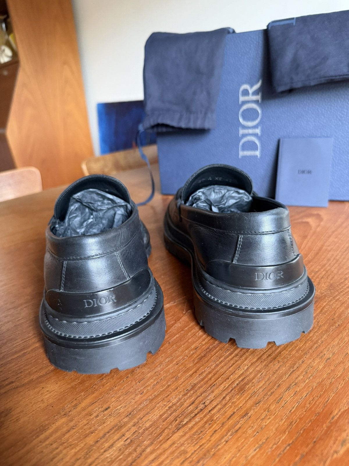 Dior Dior Explorer Loafers Oblique Jacquard Black Grey EU 42 | Grailed