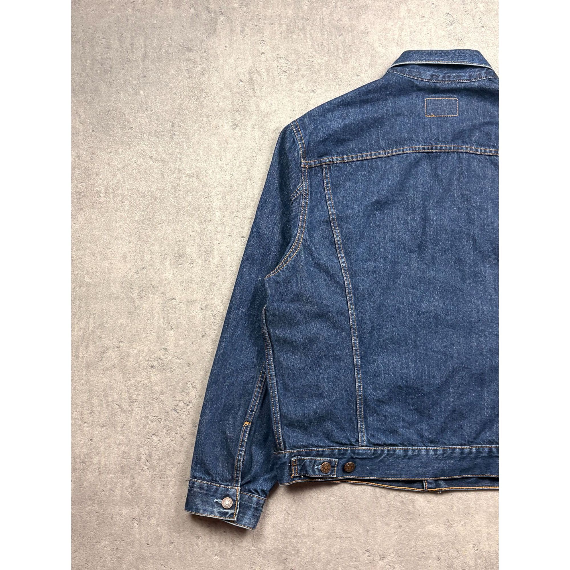 Levi's Levis Vintage Denim Trucker Jacket 70550 Large Button-Up Blu Size US L / EU 52-54 / 3 - 11 Thumbnail