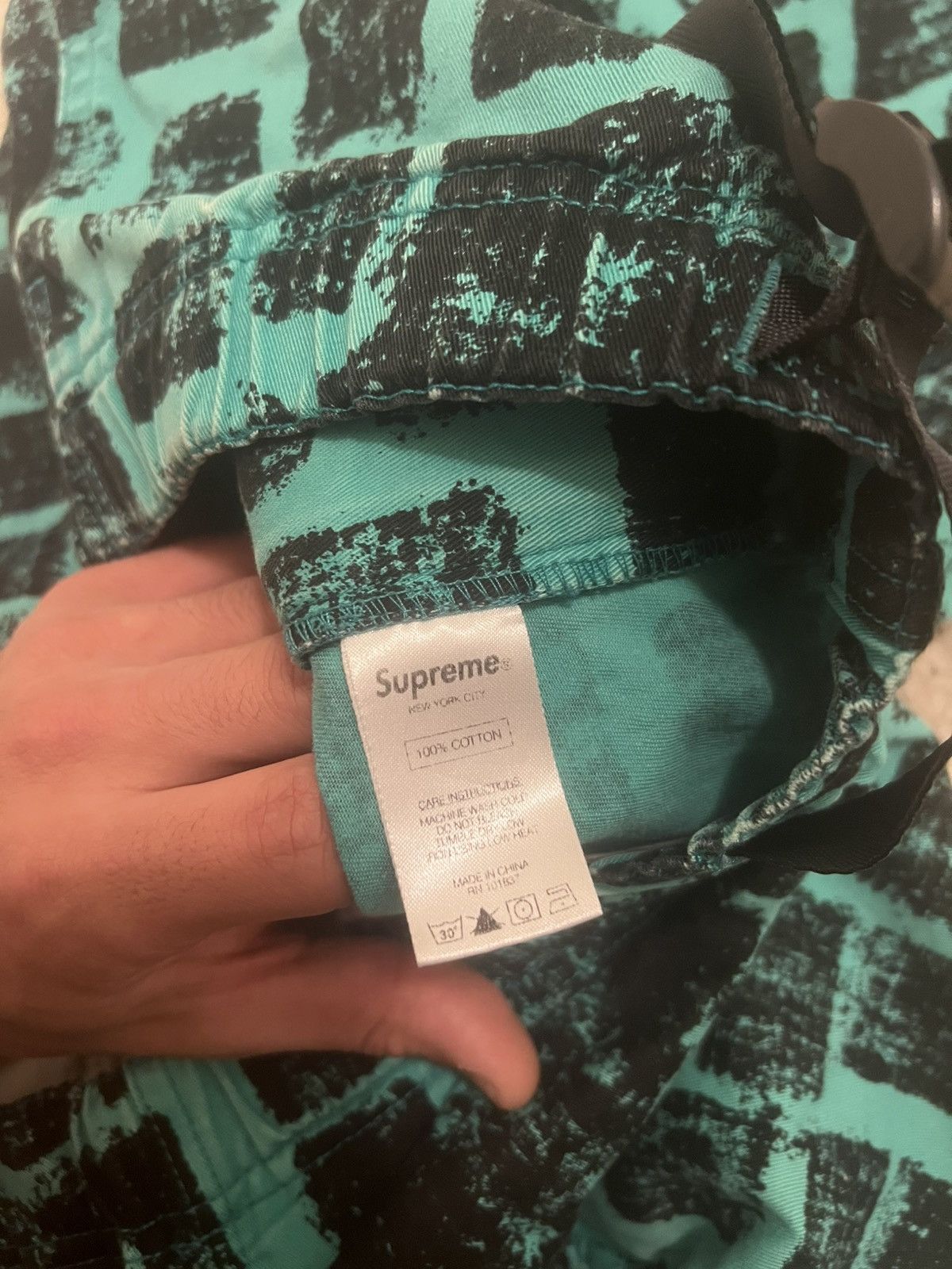 Supreme Supreme 2014 block print belted shorts Size US 30 / EU 46 - 8 Thumbnail