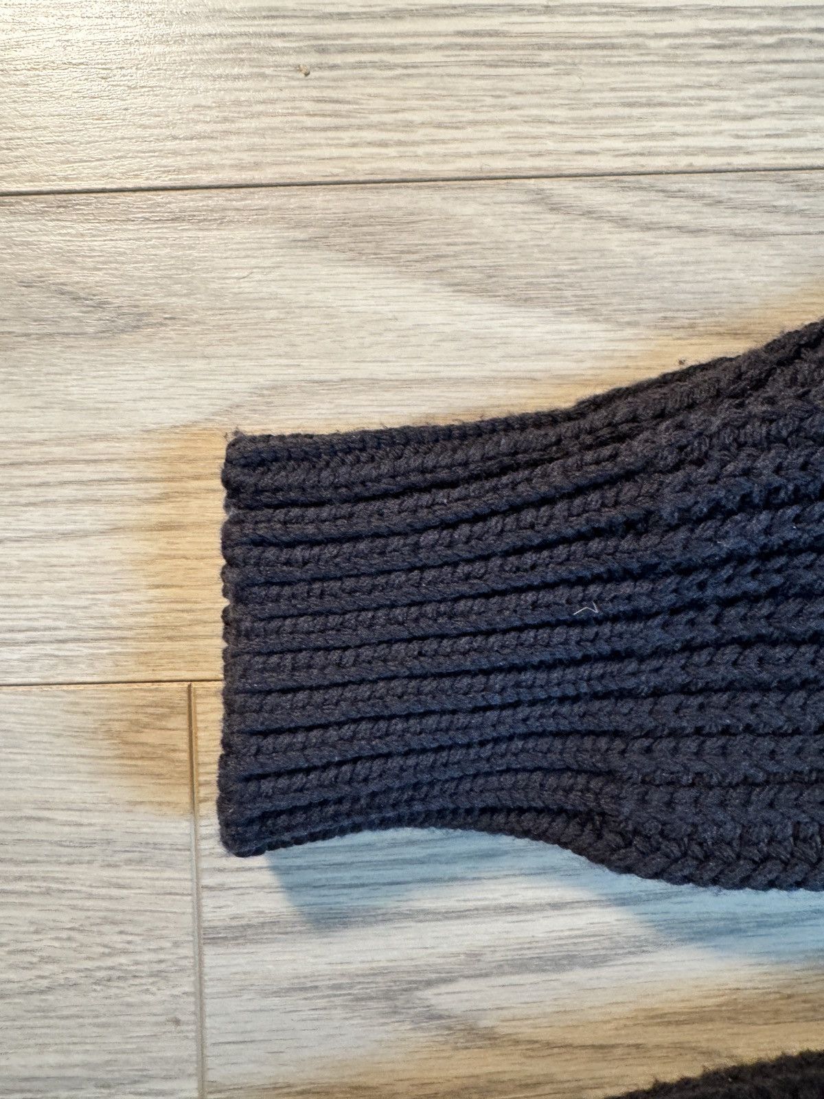 No Man Walks Alone X Okochi Meriyasu Ribbed Crewneck Sweater in Black, Men's — image 4 of 6