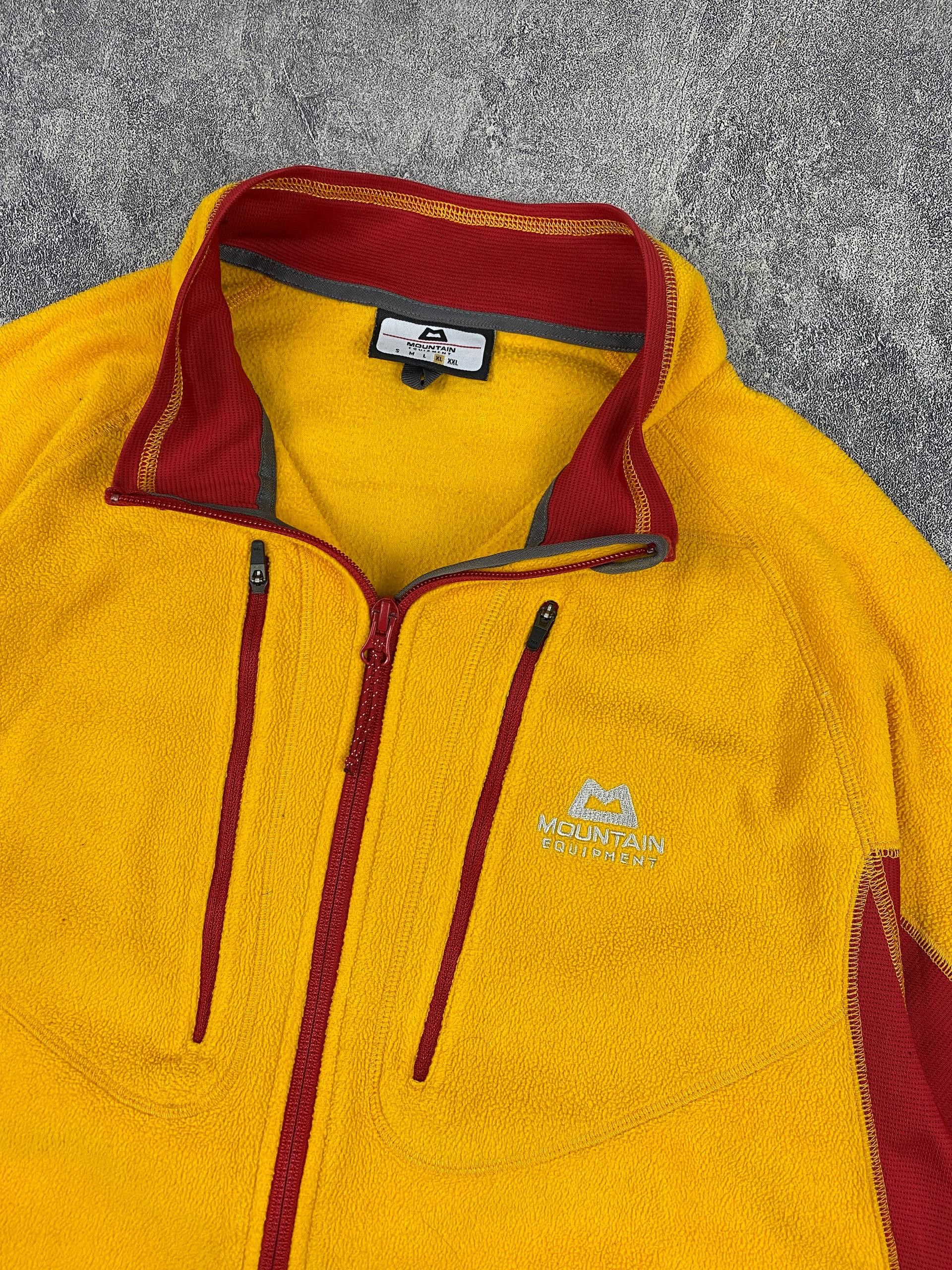 Mountain Equipment Company Mountain equipment fleece track zip jacket yellow size XL Size US XL / EU 56 / 4 - 5 Thumbnail