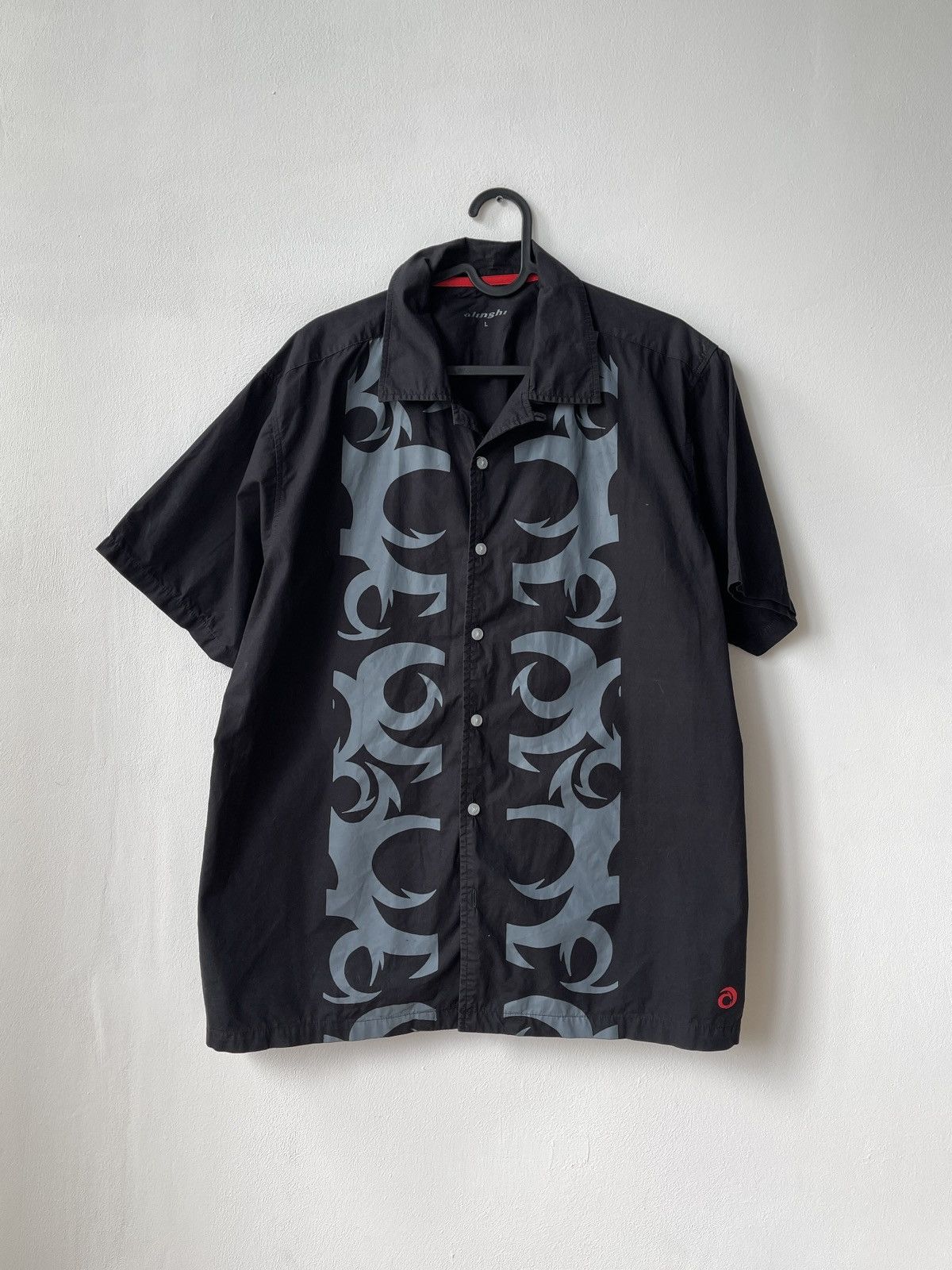 Other ALINGHI Mens Black Short Sleeve Cotton Vintage Shirt Size L Size US L / EU 52-54 / 3 - 2 Thumbnail