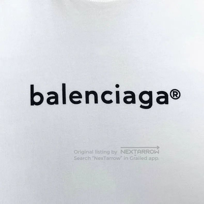 Balenciaga Balenciaga White mailbox lettering short sleeve Size US M / EU 48-50 / 2 - 4 Thumbnail