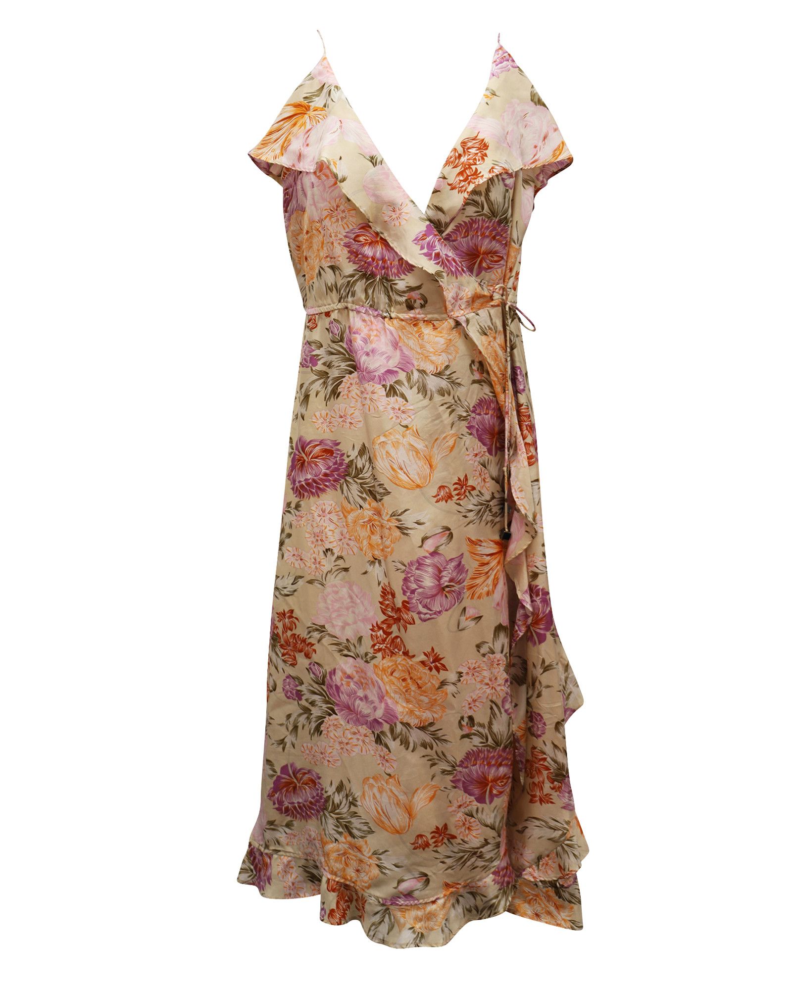 Zimmermann Zimmermann Wrap Dress in Floral Silk Size XS / US 0-2 / IT 36-38 - 1 Thumbnail
