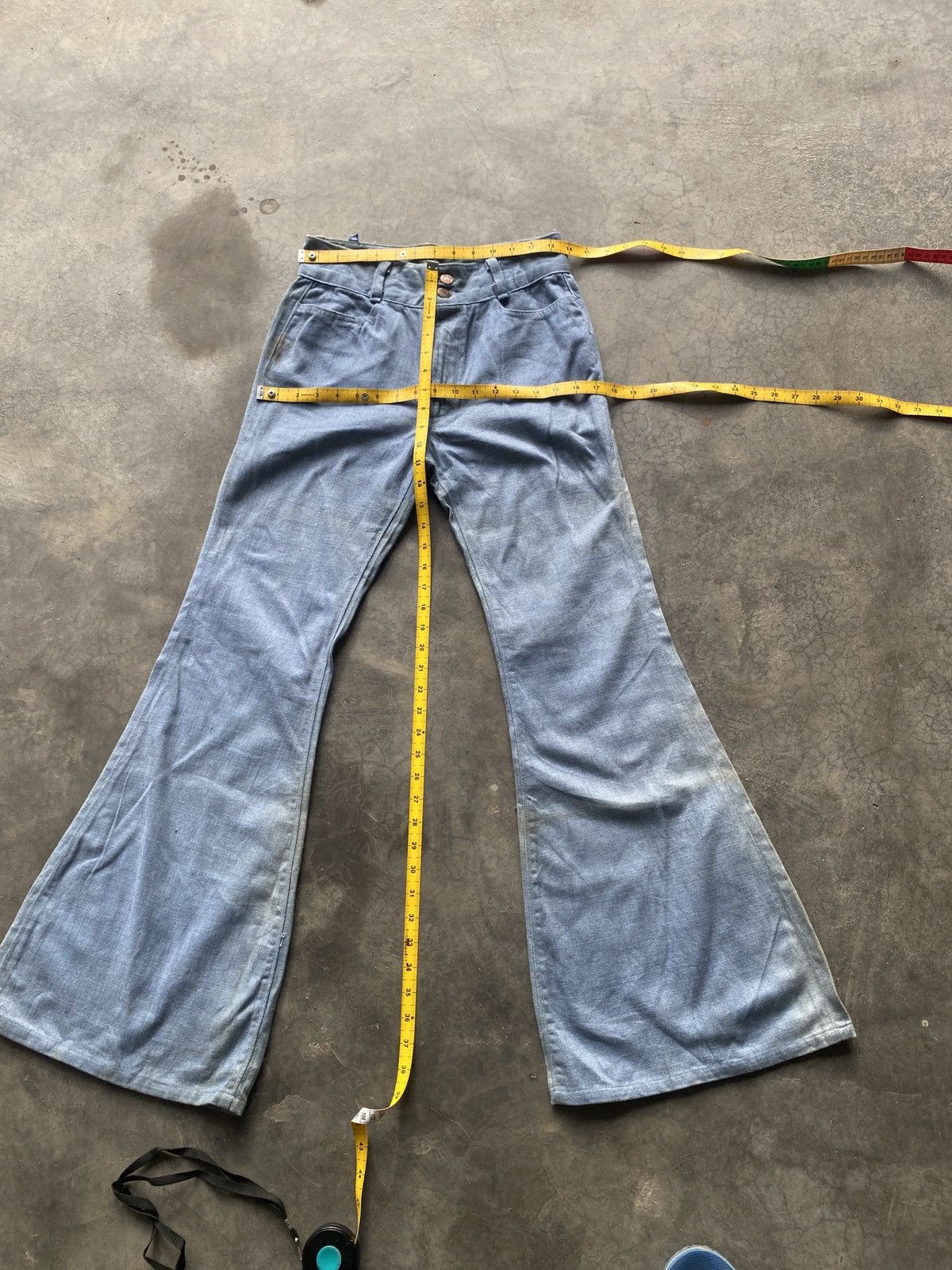 If Six Was Nine × Japanese Brand Vintage blueway flare jeans Size 30" / US 8 / IT 44 - 3 Thumbnail