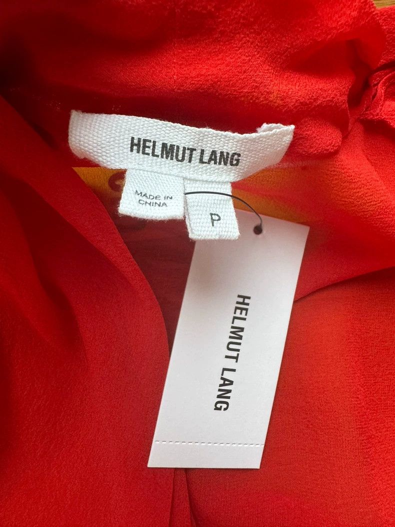 Helmut Lang HELMUT LANG sizeP Silk pleated waist deep V top Size S / US 4 / IT 40 - 7 Thumbnail