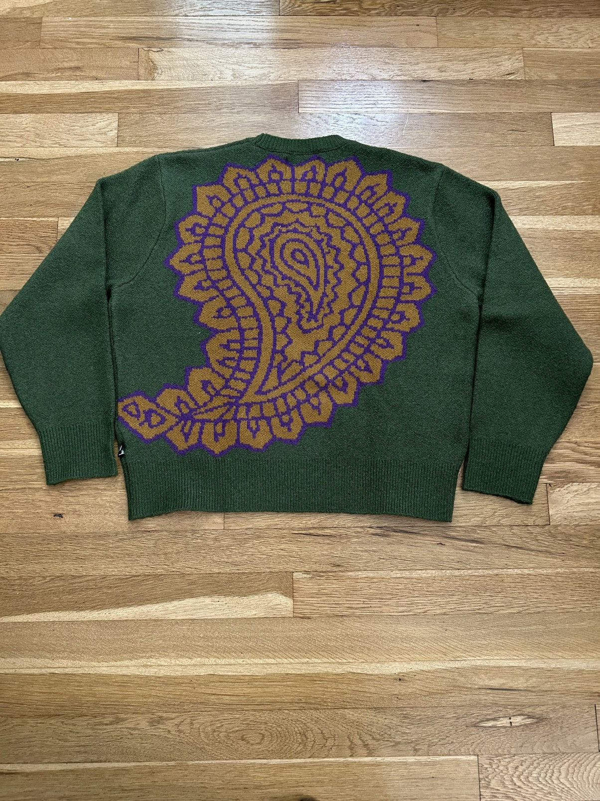 Stussy Stussy Green Paisley Sweater Size US S / EU 44-46 / 1 - 2 Thumbnail