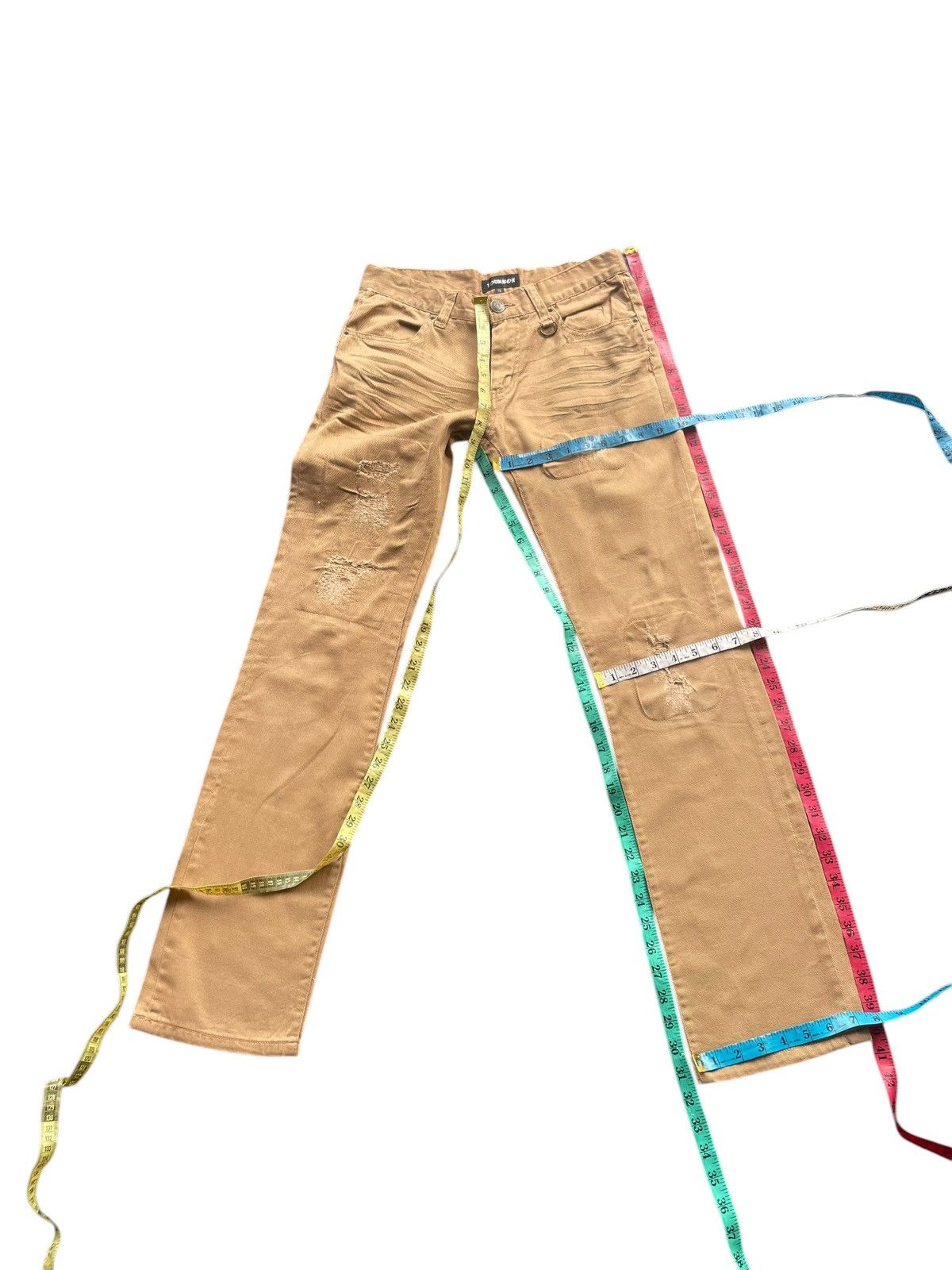 Japanese Brand Lowbox Distresed Denim Size US 30 / EU 46 - 13 Thumbnail