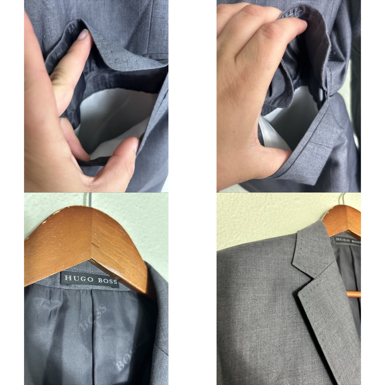 Hugo Boss VINTAGE Hugo Boss Super 200 Mens Sport Coat Gray EU 50 Made In Italy Mens Coat Sport Coat Gray 50 EU Hugo Boss Size US M / EU 48-50 / 2 - 8 Thumbnail