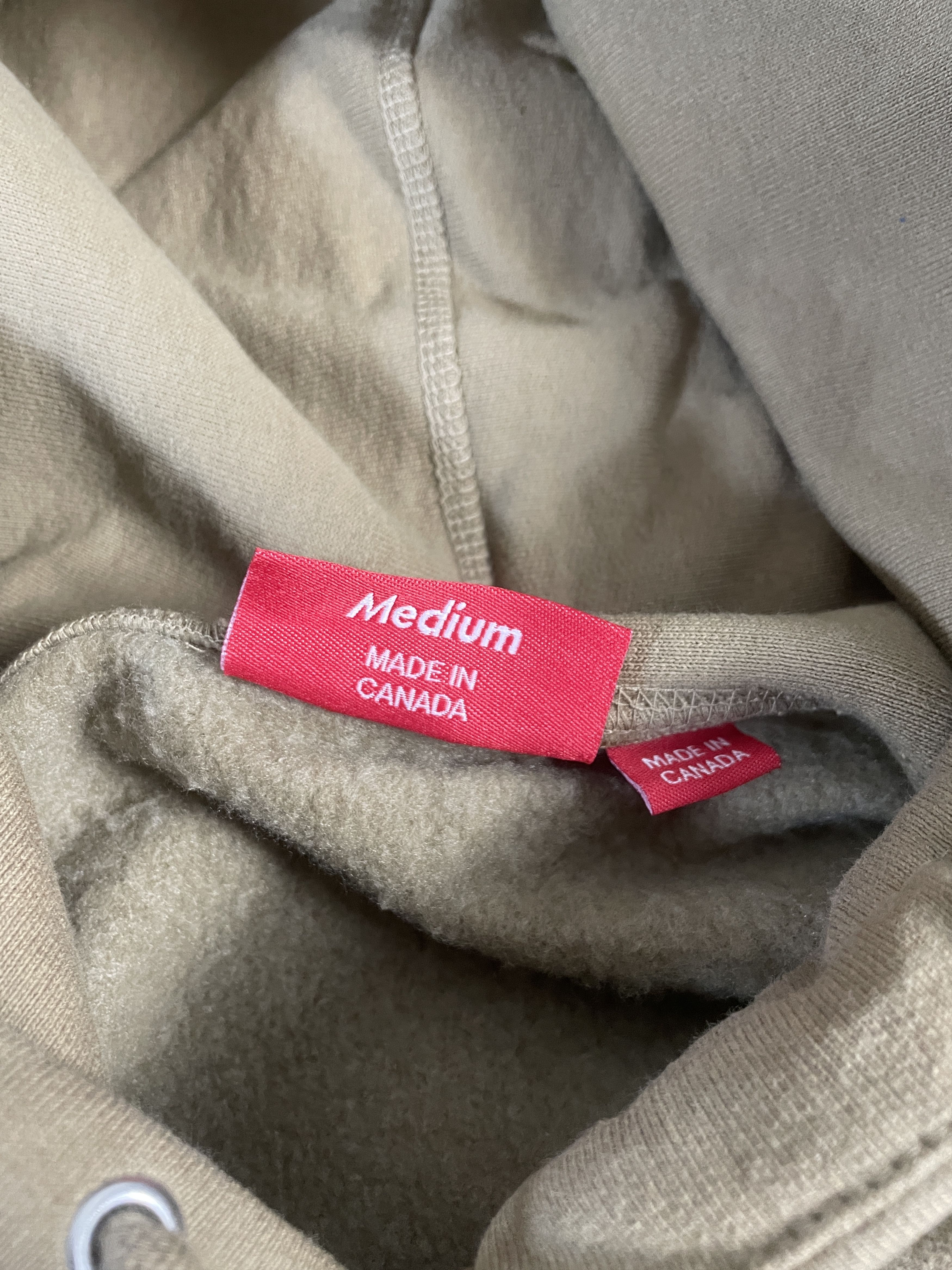 Supreme BOX LOGO HOODIE DARK SAND Size US M / EU 48-50 / 2 - 11 Thumbnail