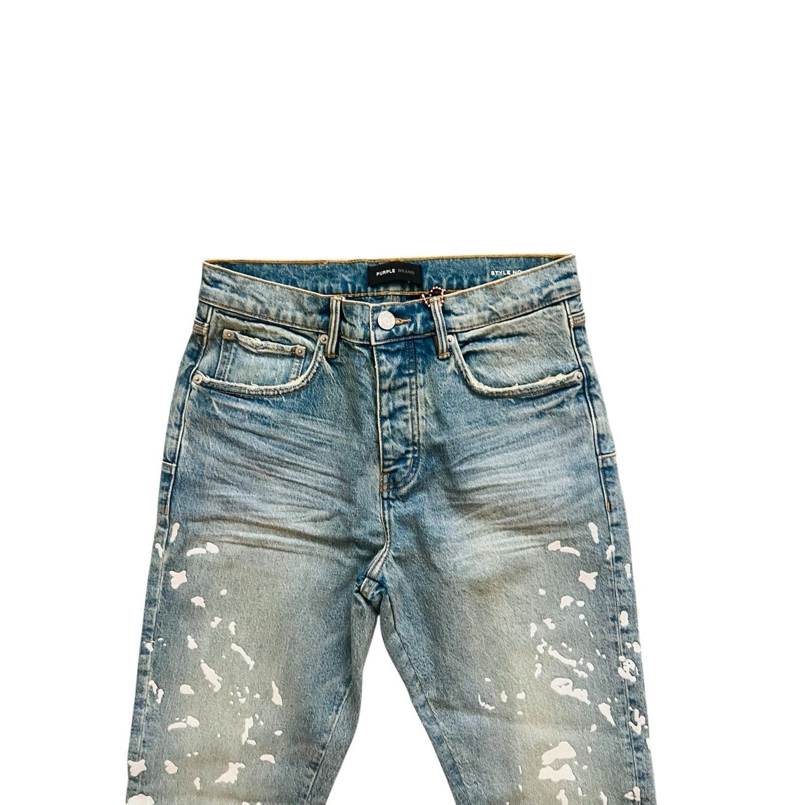 Purple Brand Purple Brand Jeans Men Slim Straight Blue P001 Size 30/32 Size US 30 / EU 46 - 4 Thumbnail