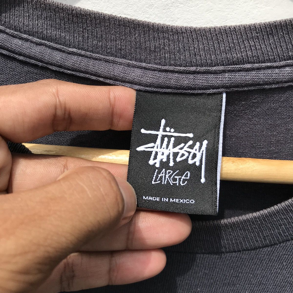 Stussy Vintage Stussy 80 Crew Tee Stussy Streetwear SunFaded Size US L / EU 52-54 / 3 - 11 Thumbnail