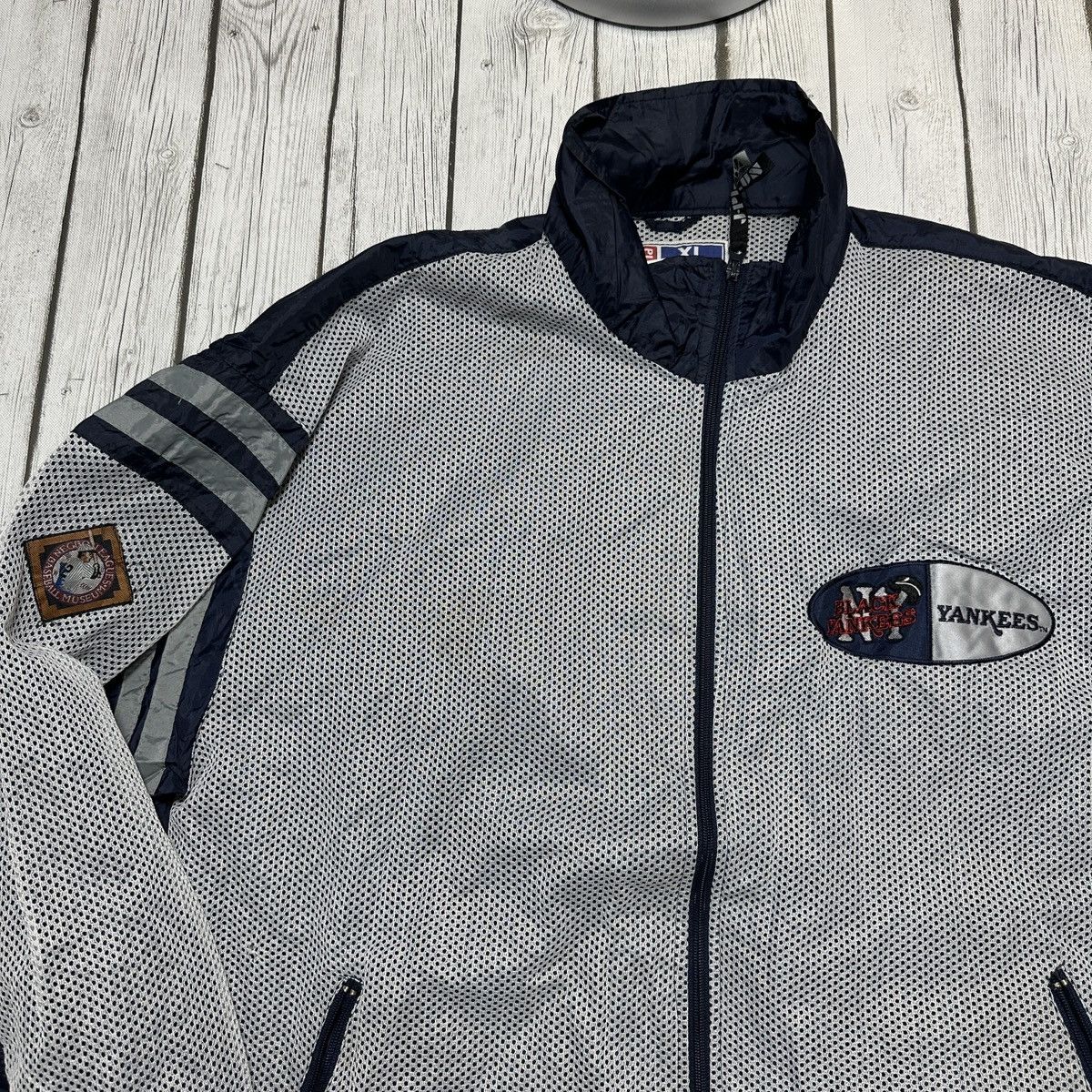 Vintage Vintage New York Black Yankees jacket Size US XL / EU 56 / 4 - 3 Thumbnail