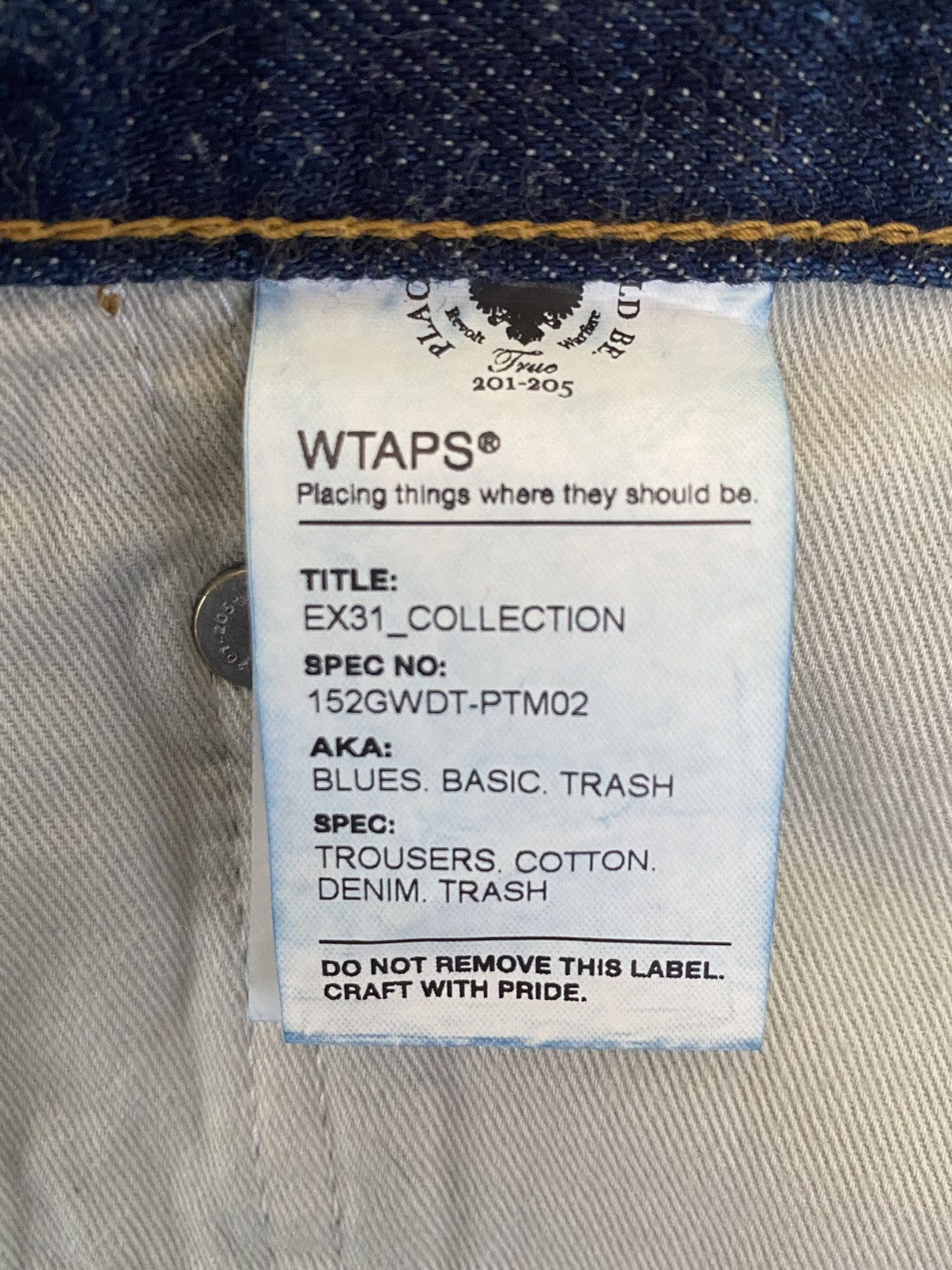 Wtaps Wtaps Denim Shorts Size US 33 - 13 Thumbnail