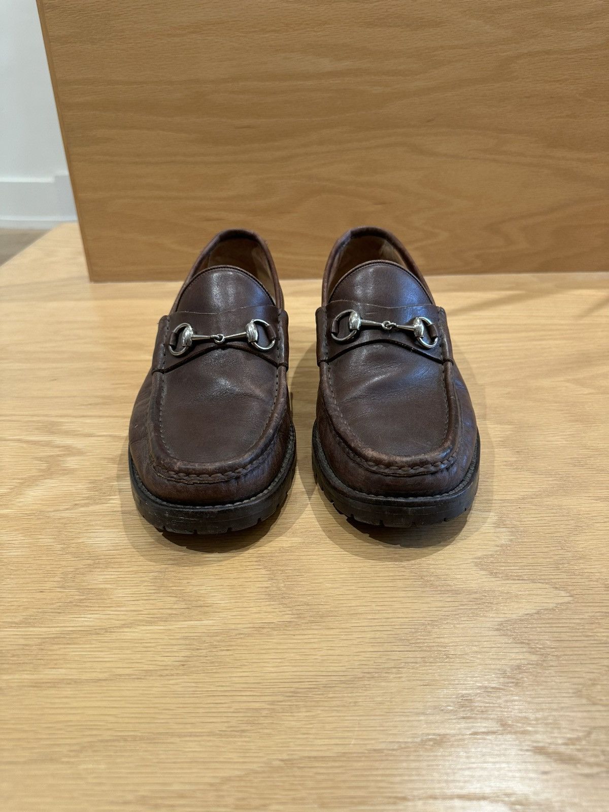 Gucci Gucci Horsebit Lug Sole Loafer Size US 10.5 / EU 43-44 - 3 Thumbnail
