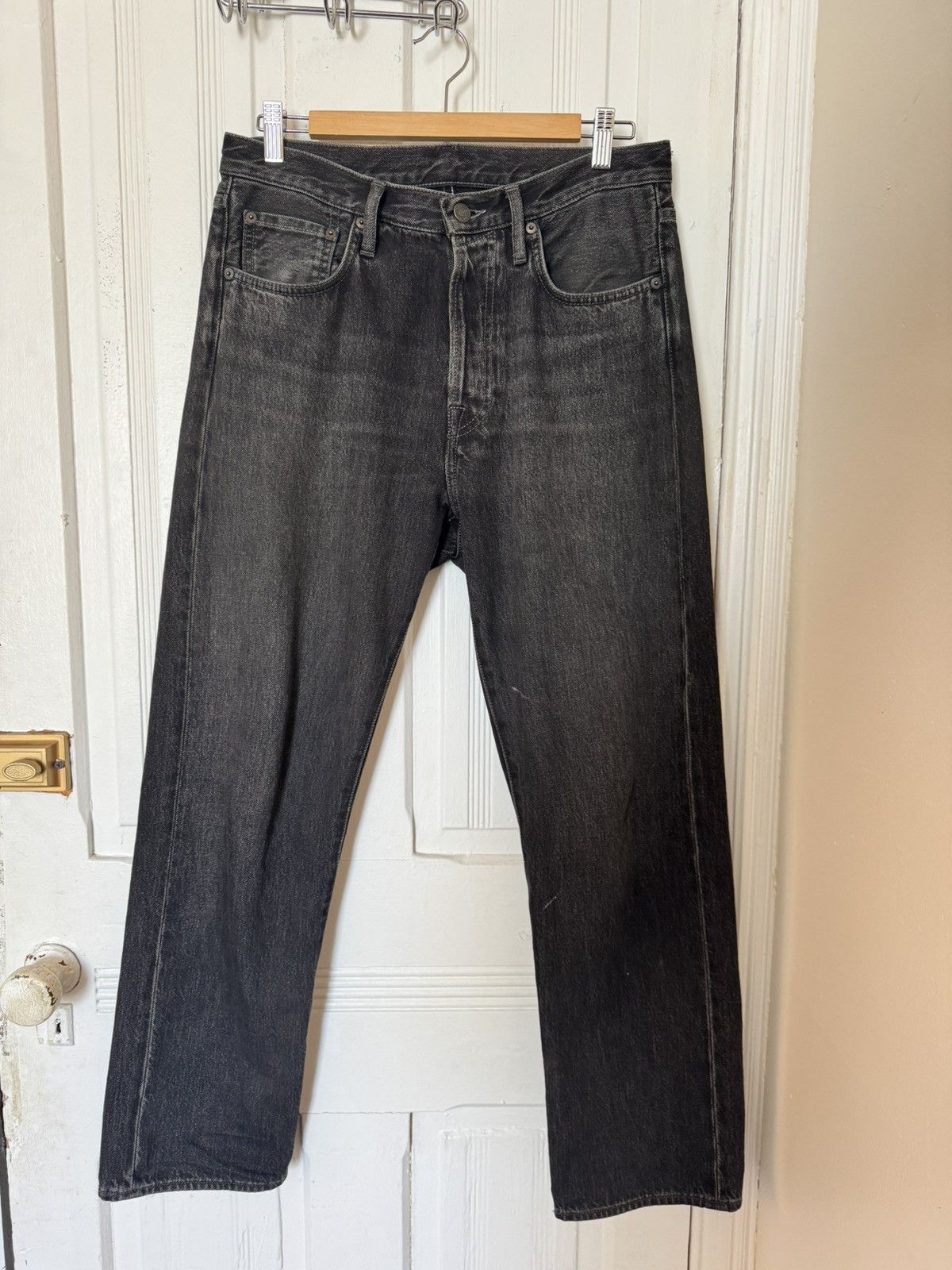 Acne Studios Acne Studios 1996 Vintage Black SS22 Size US 31 - 2 Thumbnail