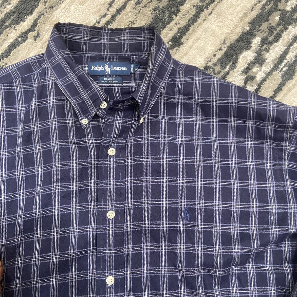 Polo Ralph Lauren Polo Ralph Lauren Blake Mens Large Plaid Blue Button Up Long Size US L / EU 52-54 / 3 - 1 Thumbnail