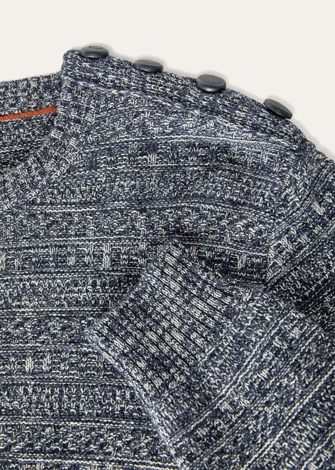 Loro Piana o1srvl11e1224 Girocollo Crewneck Cashmere Sweater in Grey Size US XL / EU 56 / 4 - 3 Thumbnail